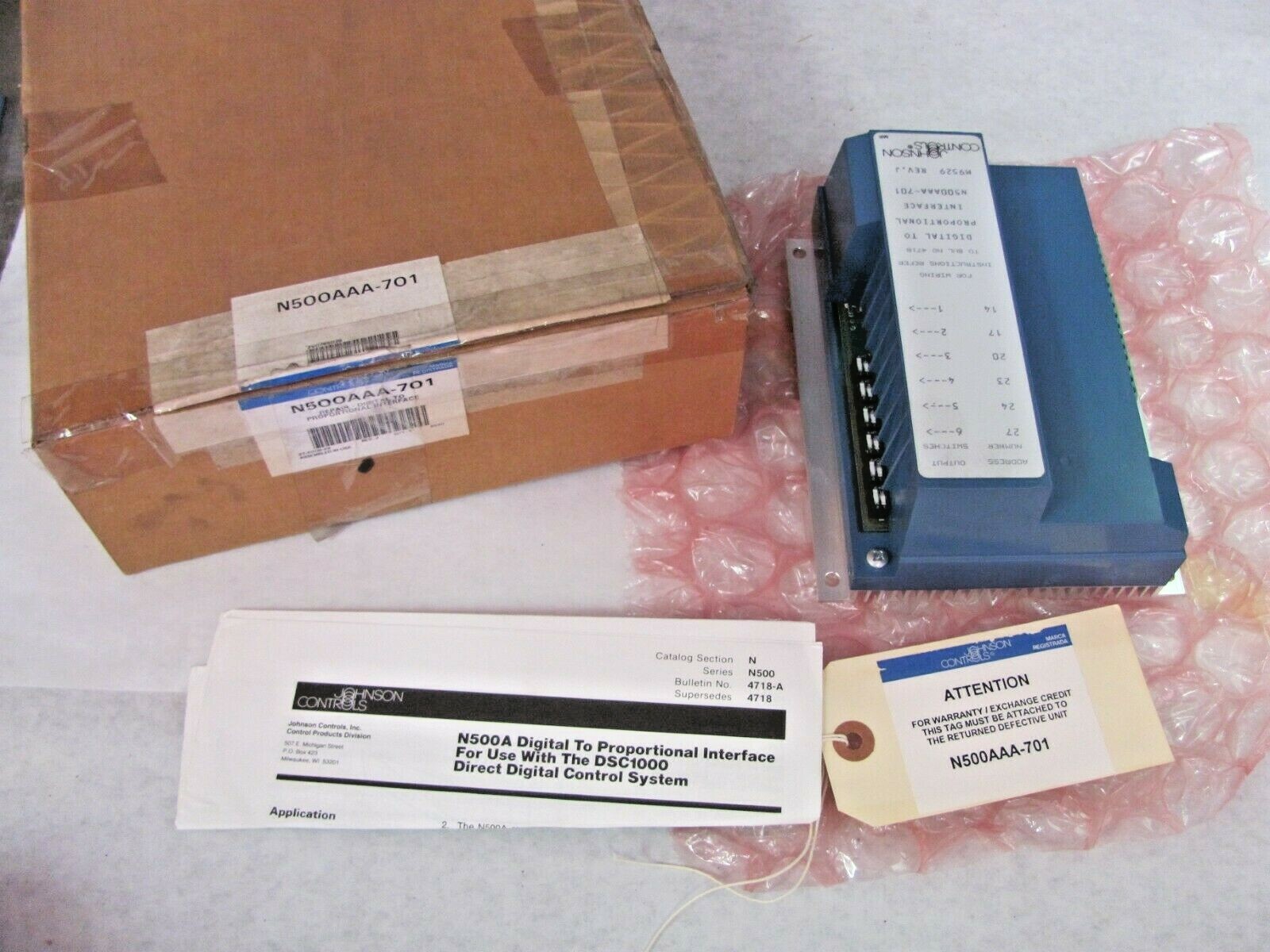 Johnson Controls N500AAA-1 - Staging Module - 24VAC