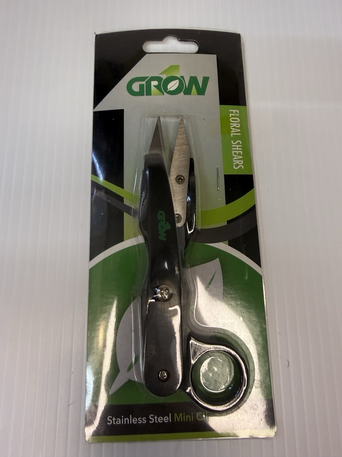 Grow Stainless Steel Mini Floral Kitchen Shears, Straight 3in Blade, Cover(C-9)
