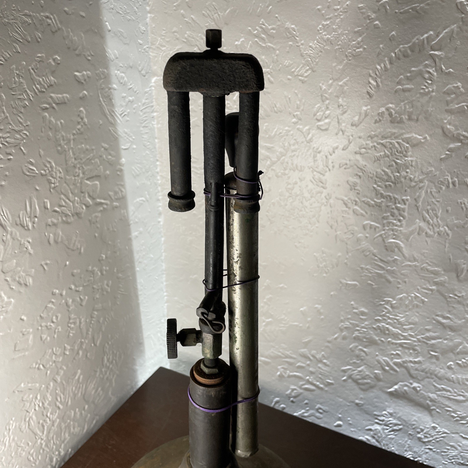 vintage Coleman Quick Lite lamp