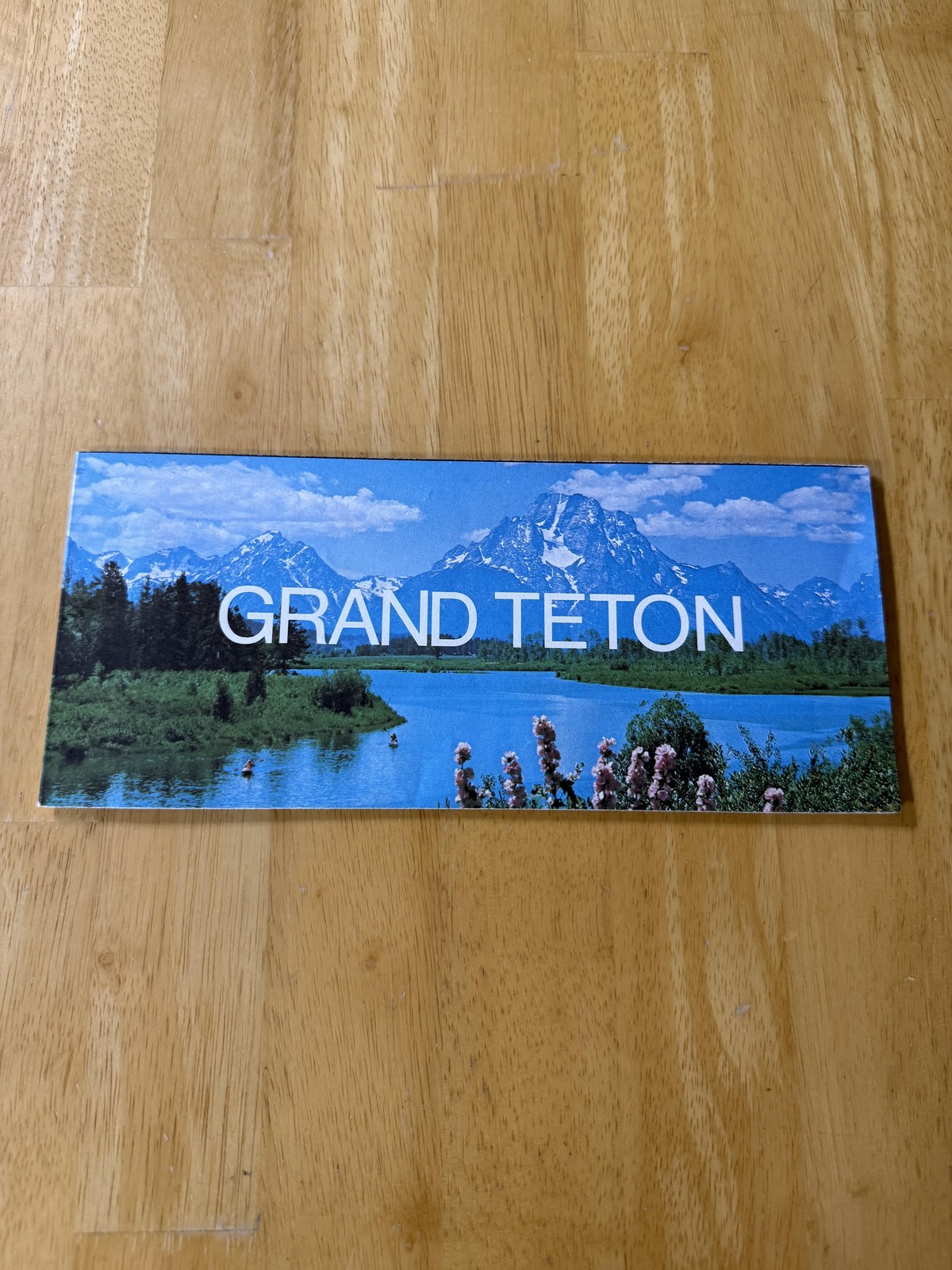 Vintage 1974 Grand Teton National Park Wyoming  Map National Park Service