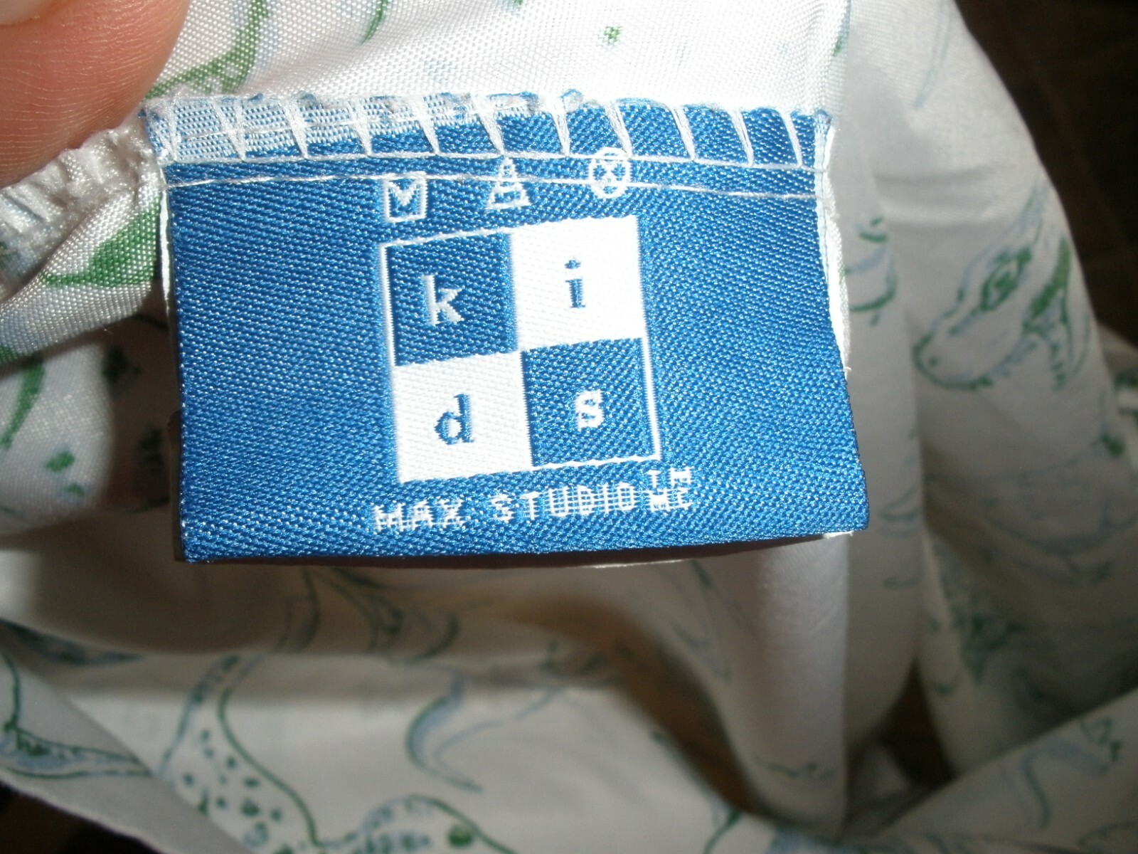 Kids Max Studio Pillowcase DINOSAURS mint