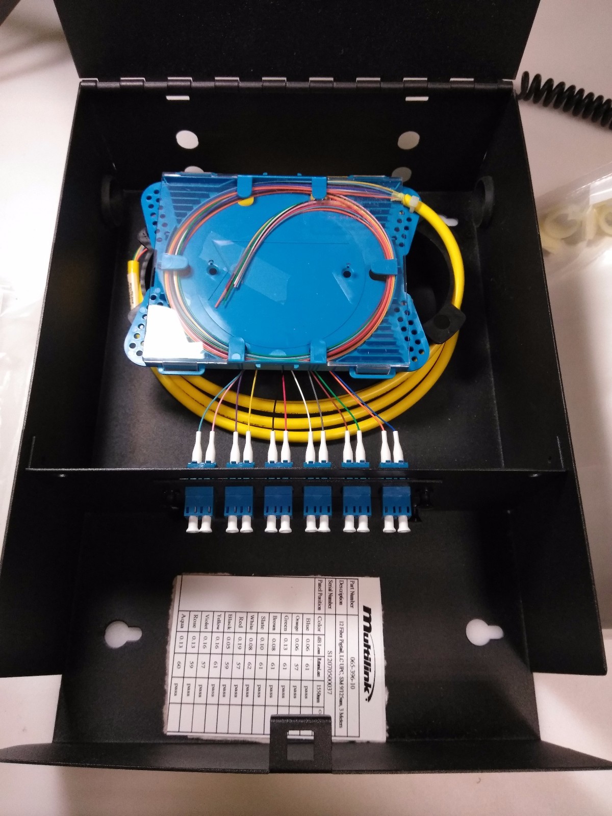 MULTILINK 856020-MUL l(12 F PATCH BOX) New