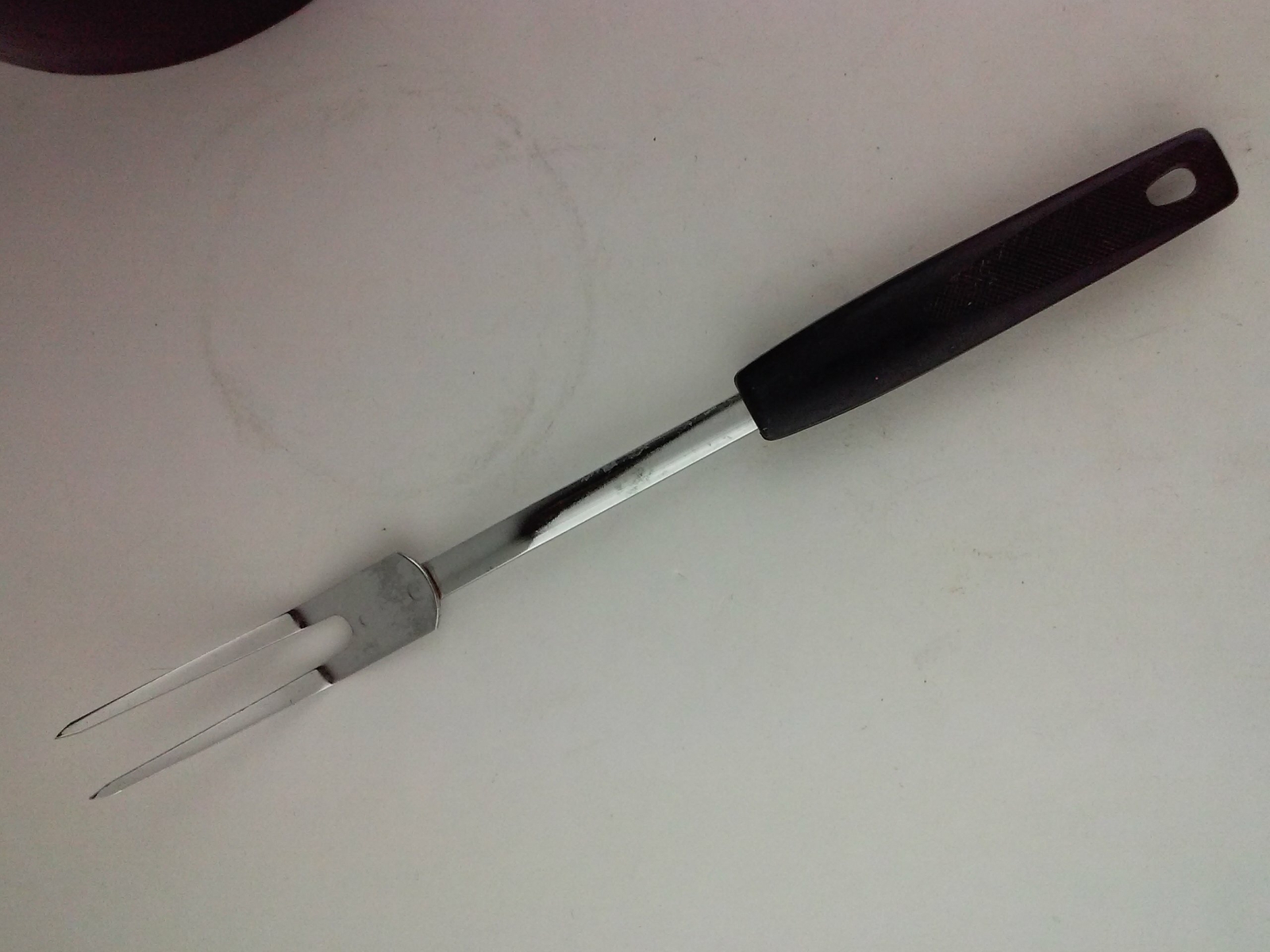 11" Kitchen Meat Fork Stainless Black Handle Kitchen Utensil