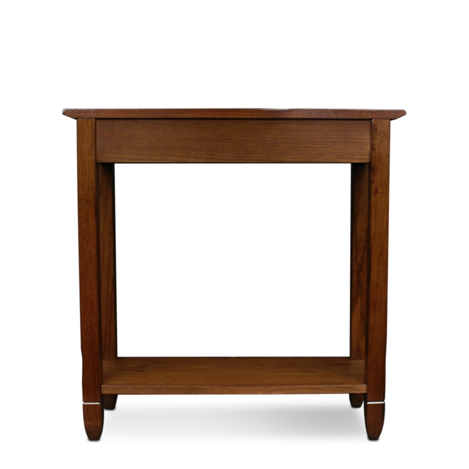 Rustic Slate Hall Stand - Rustic Oak Finish