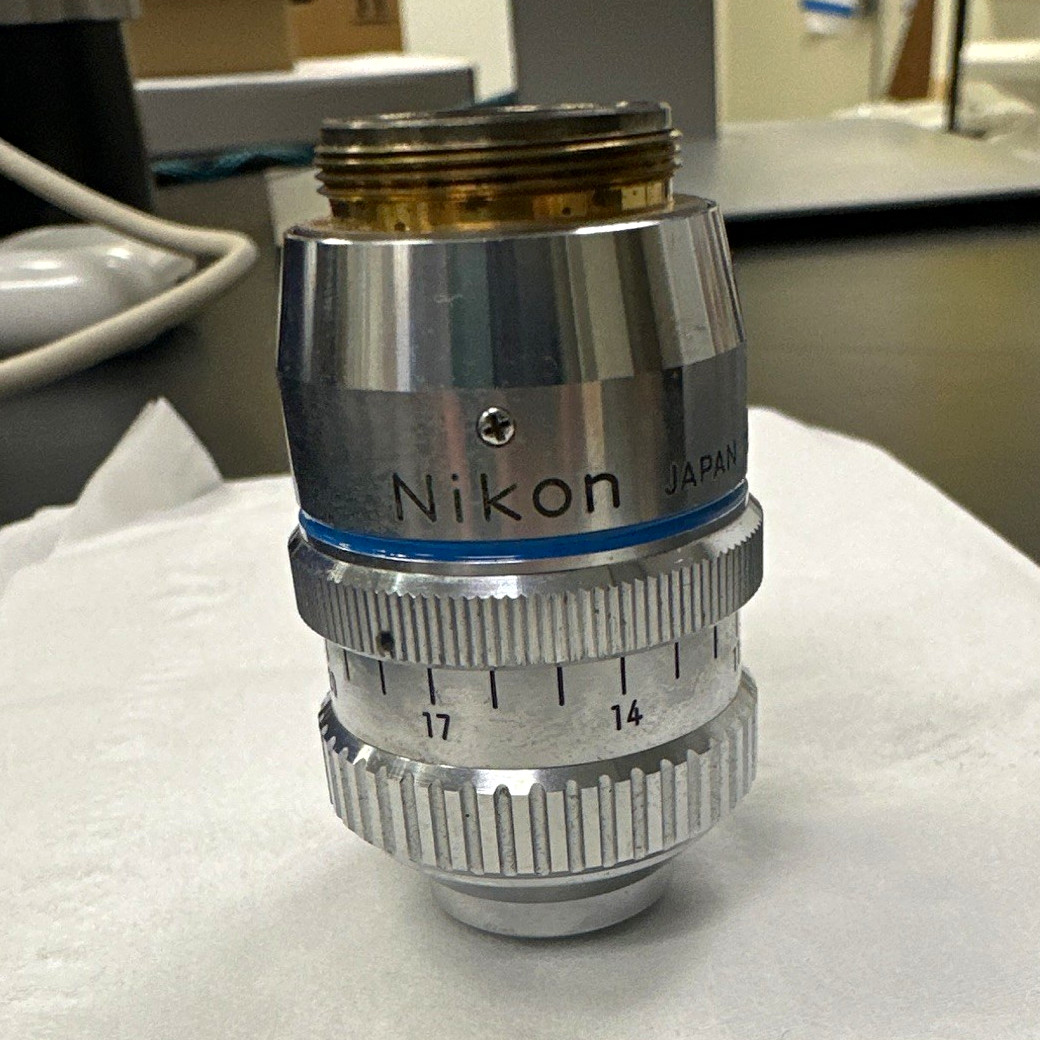 Nikon Plan 60 60x/0.85 Microscope Objective Lens 160/0.11-0.23 Bio Lab