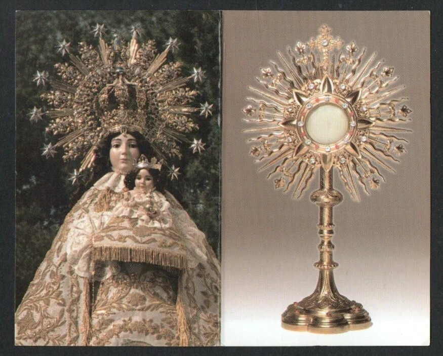 Holy card de la Virgin santino image pieuses estampa