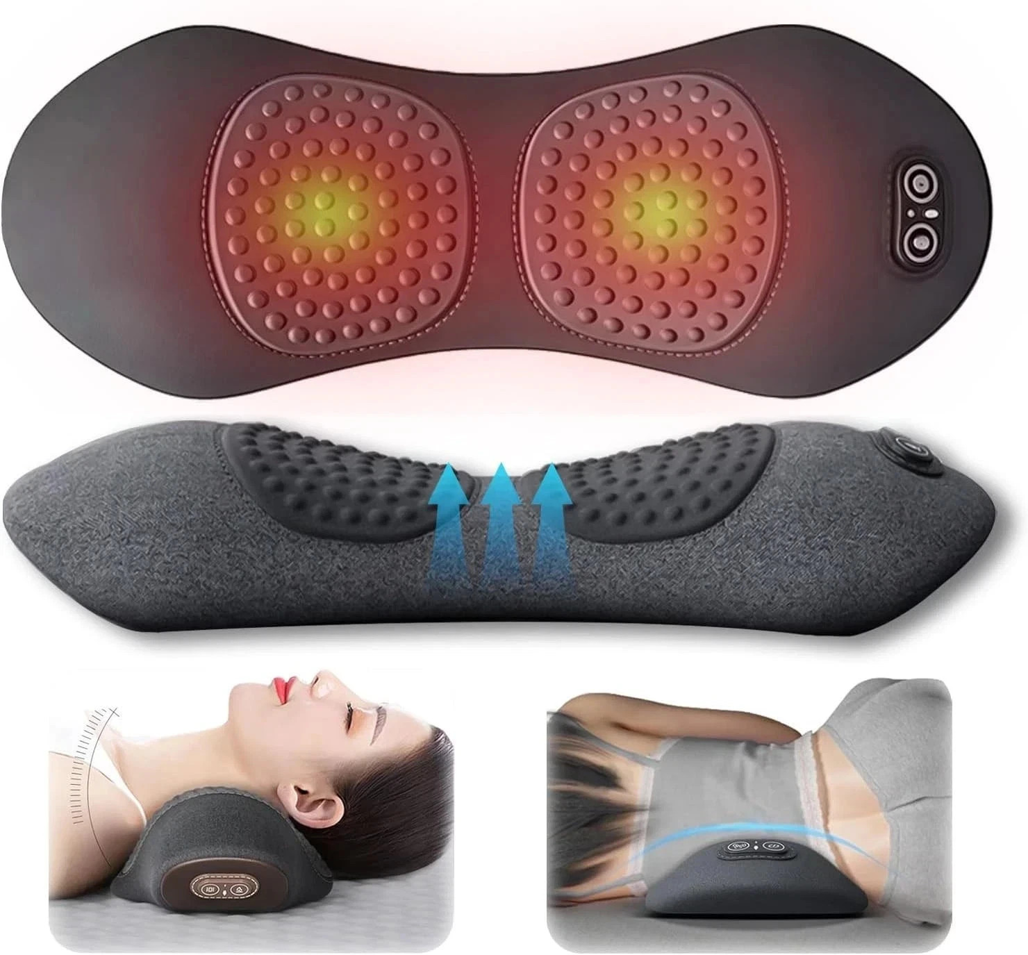 My Soothe Lab 3 in 1 Back Massager,Smooth Spine Back Massager for Sciatica