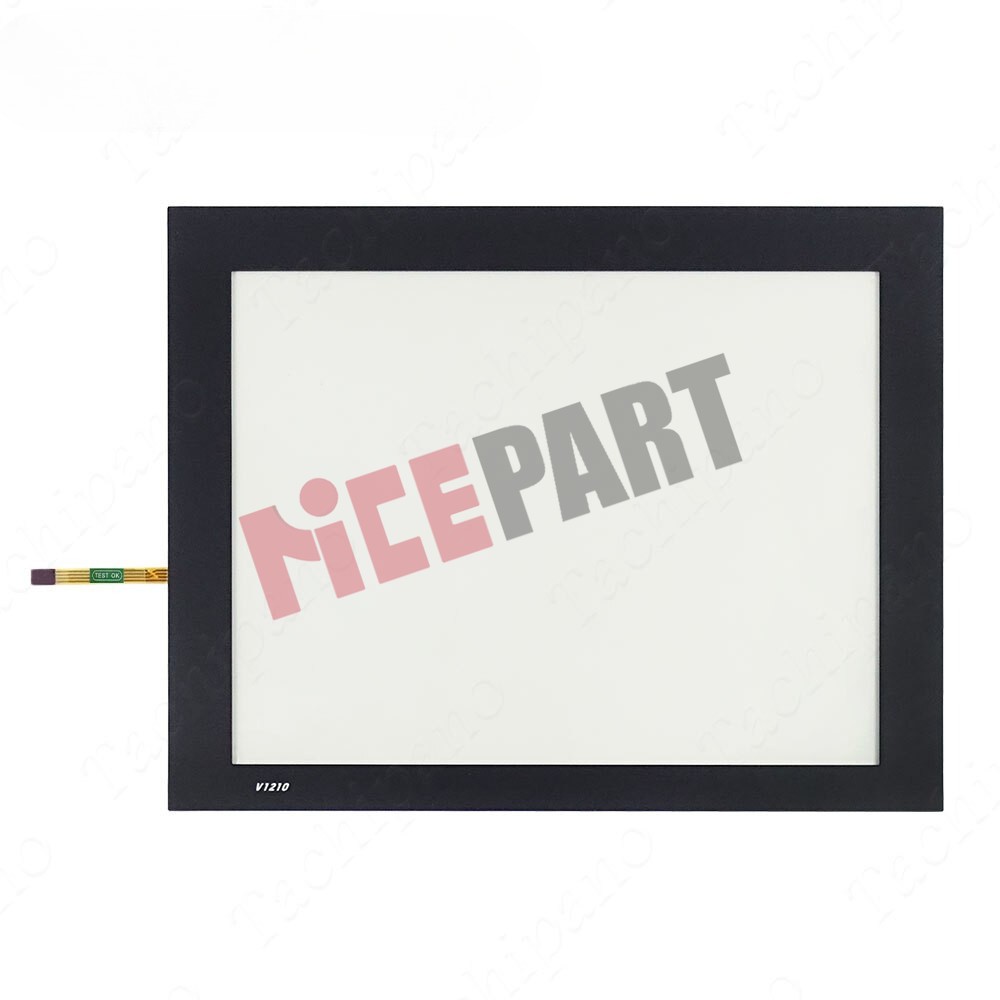 1SET for V1210-T20BJ Touch Screen Panel Glass with Protective Film
