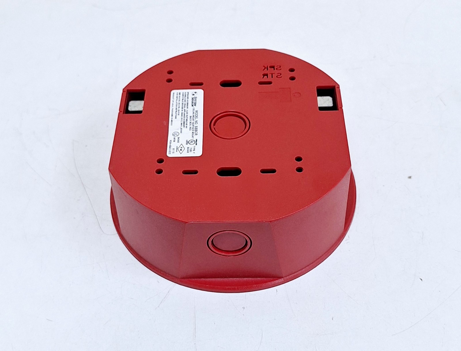 System Sensor SBBCR Ceiling Mount Back Box Red (Lot of 6 pcs)