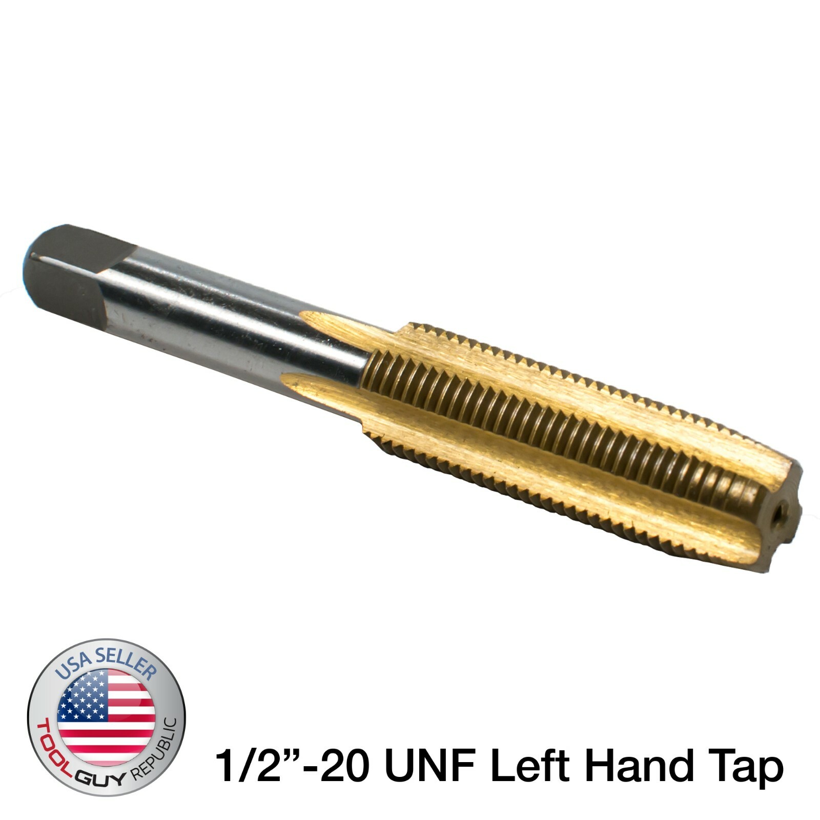 TGR 1/2"-20 UNF Left Hand Fine Thread Tap Tungsten Titanium Coated