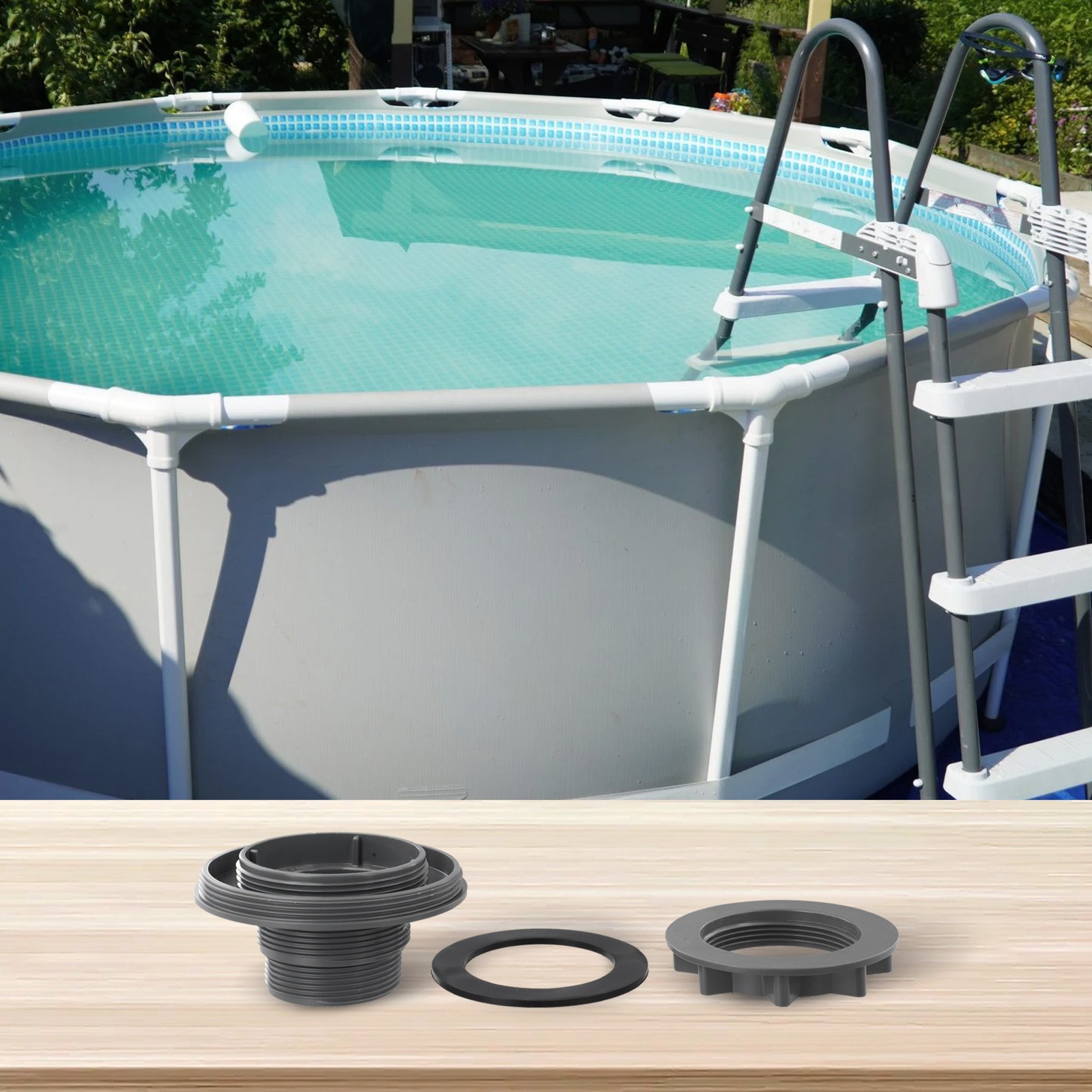 Quality Threaded Strainer Connector for Reliable Connection in For Intex Pools
