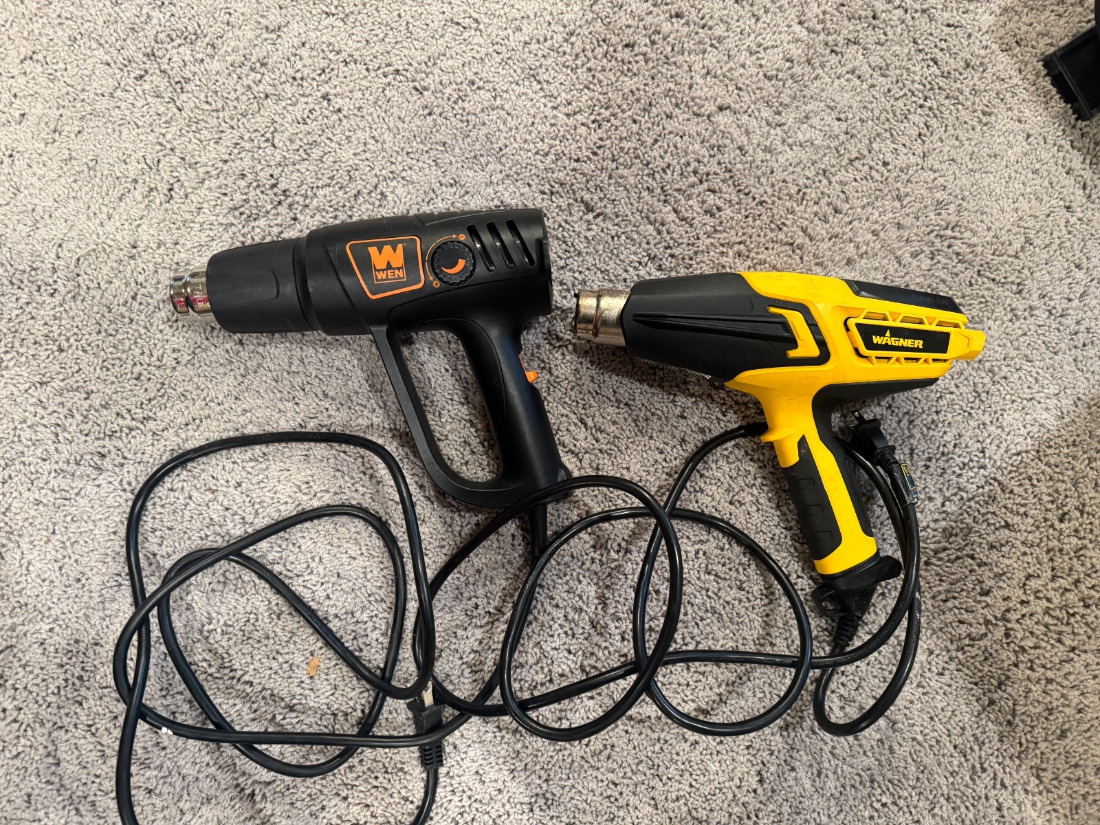 Lot of 2 WEN & WAGNER Temperature Heat Gun with Adjustable Air Flow