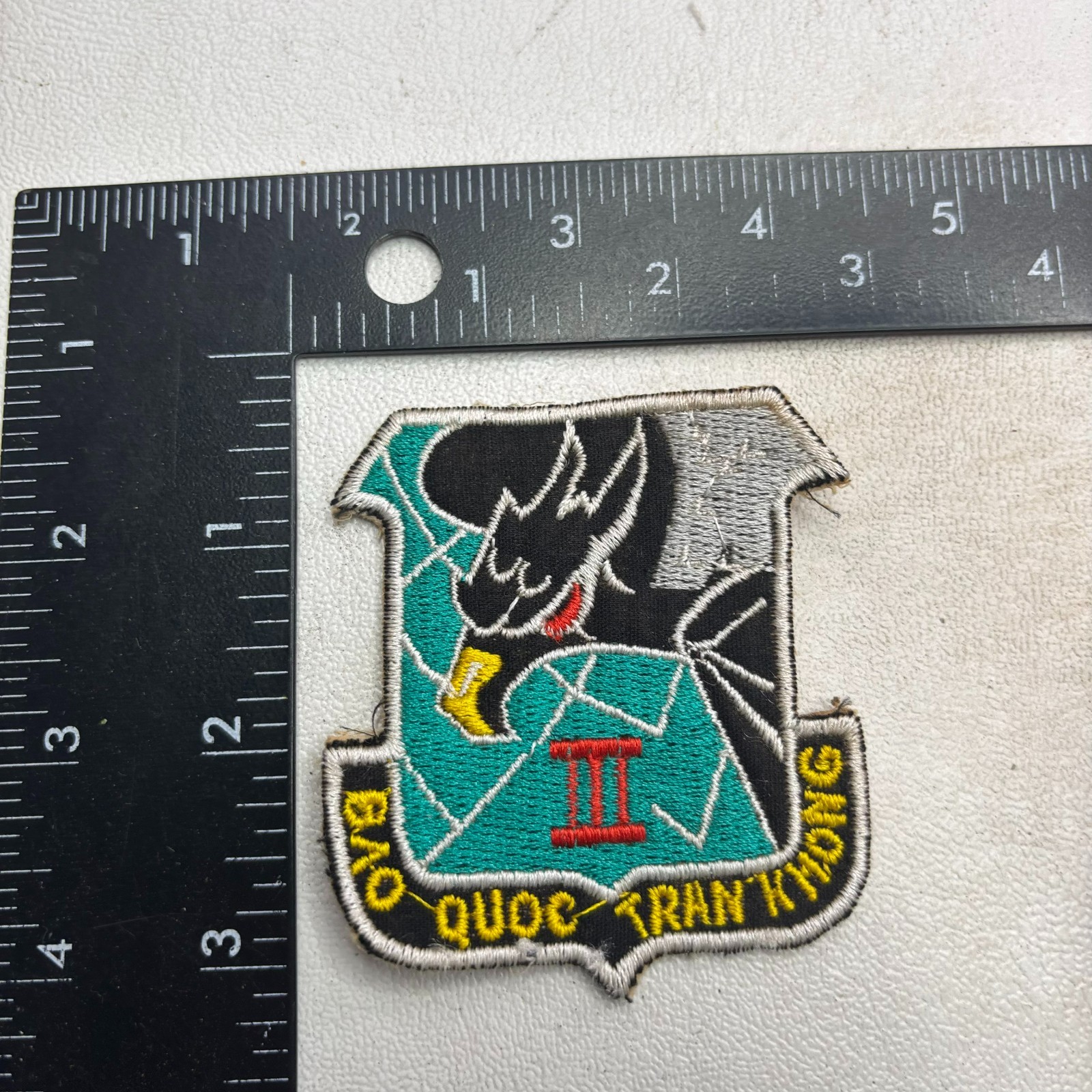 Likely RECENT-MAKE /Looks Old Vietnam Air Force III Air Div. Military Patch 64ab