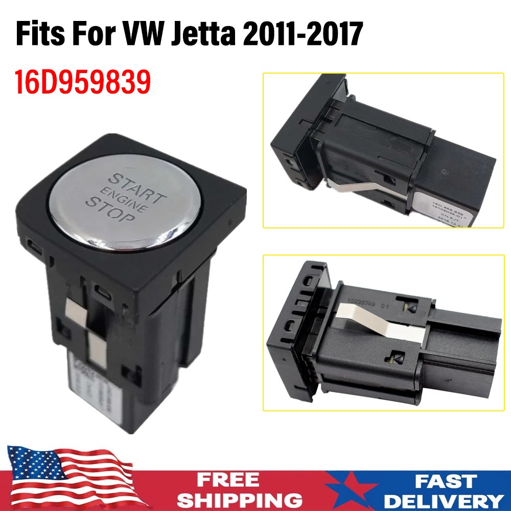 New Car Engine Start Stop Push Switch Button For VW Jetta 2011-2017 16D959839