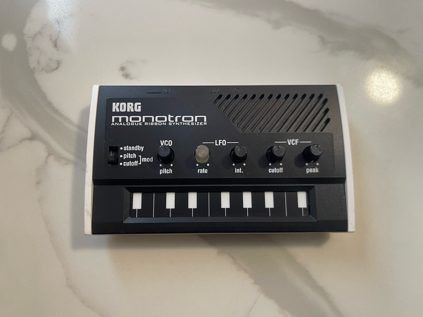 Korg Monotron Analog Ribbon Synthesizer Tested
