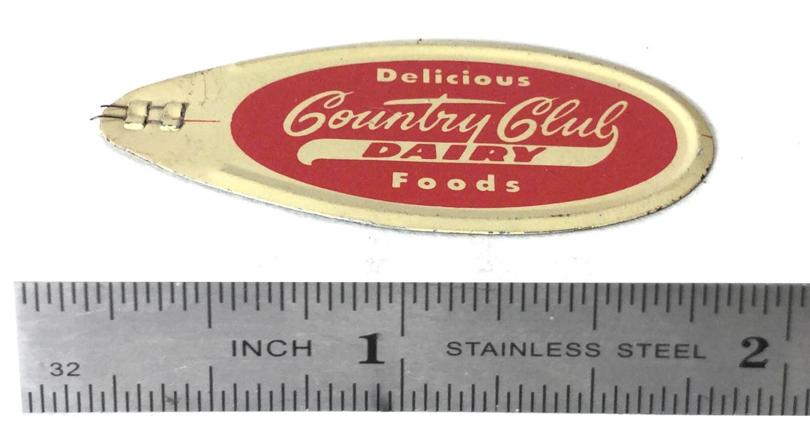 Vintage Country Club Dairy Foods Premium Advertising Needle Threader