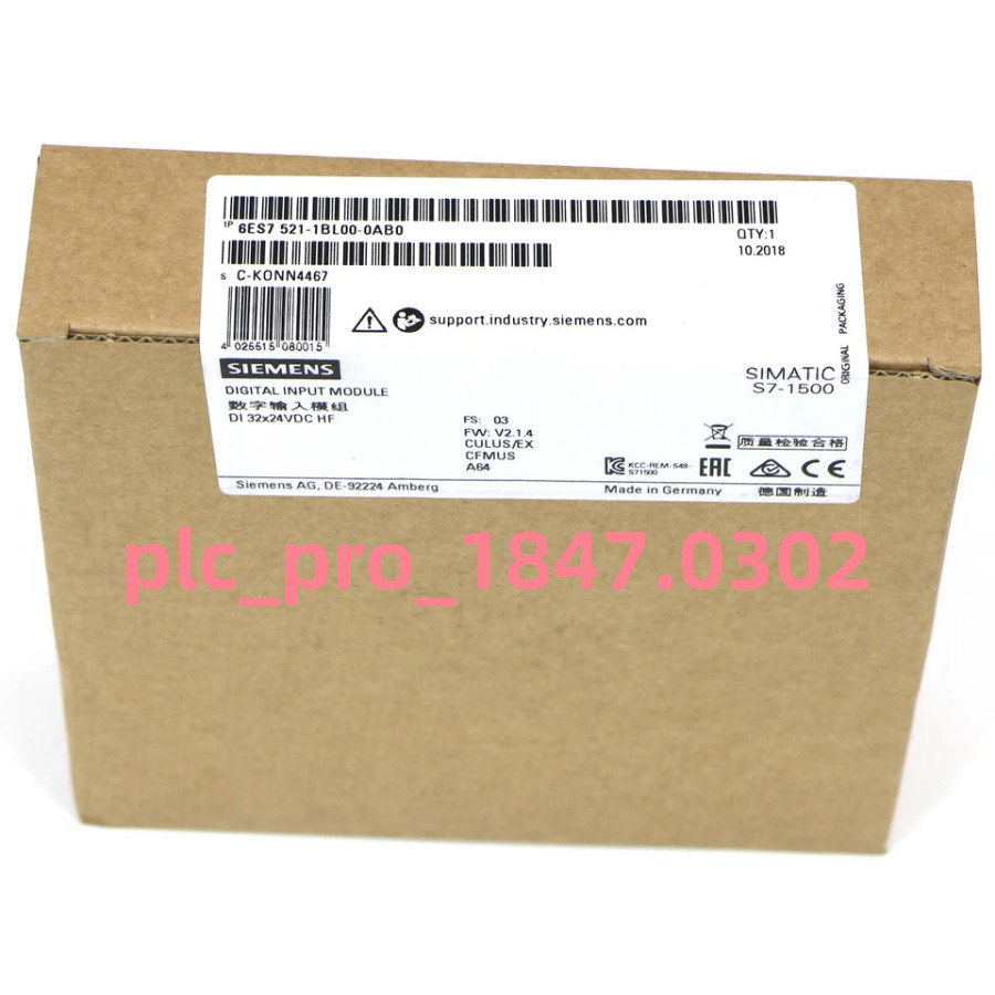 1PCS New Siemens 6ES7521-1BL00-0AB0 Module 6ES7 521-1BL00-0AB0 Fast Shipping