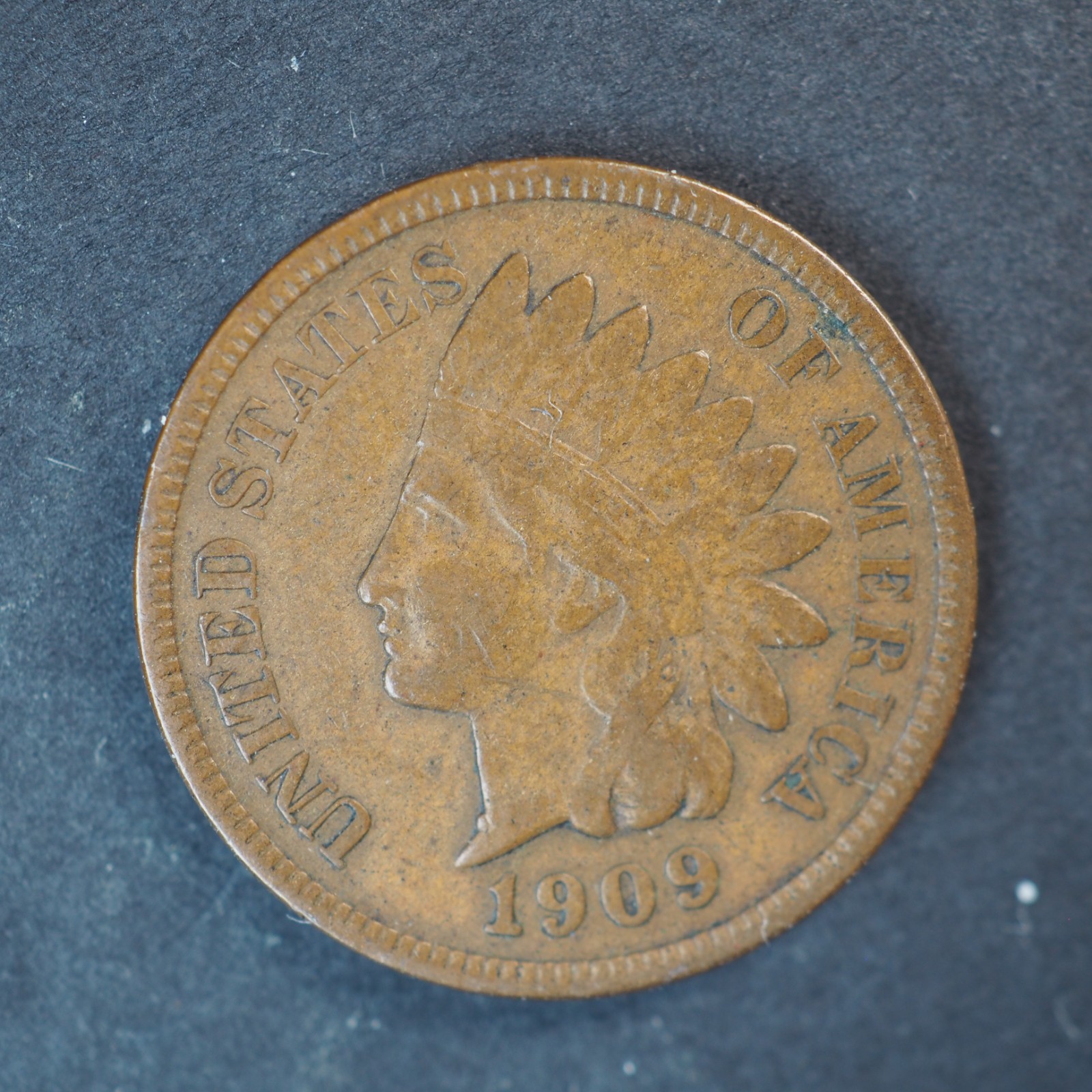 1909 *P *INDIAN HEAD CENT  - FREE SHIPPING! C3846