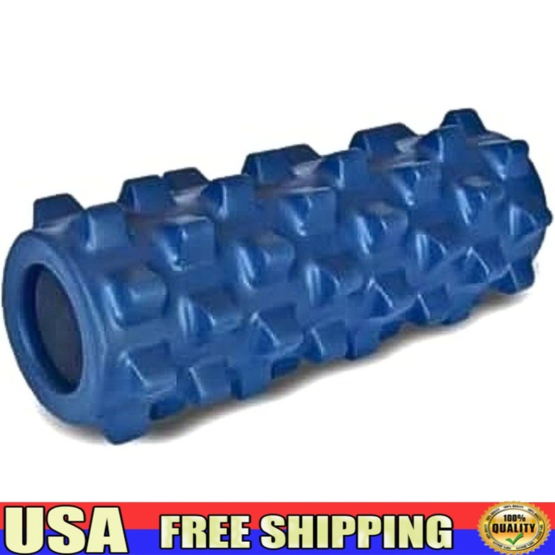 Textured Foam Roller Deep Tissue Massage Muscle Recovery Pain Relief Fitness New