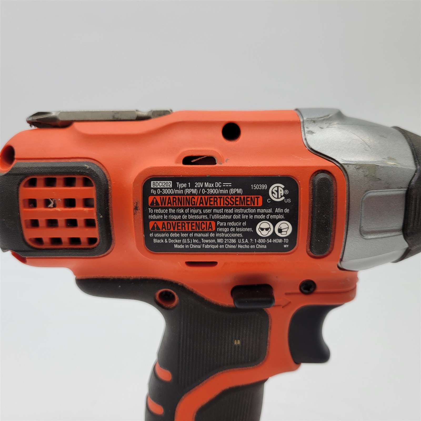BLACK+DECKER 20V MAX Cordless Drill / Driver Tool Only (LD120VA)