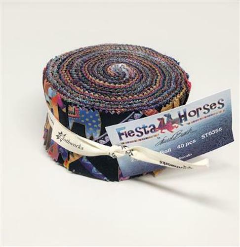 Laurel Burch**FIESTA HORSES***JELLY ROLL~SUPER SALE!!!