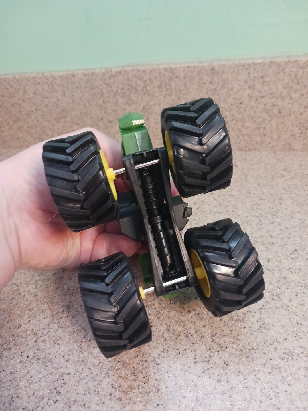 Ertl John Deere Plastic Tractor in picture John Deere licensed