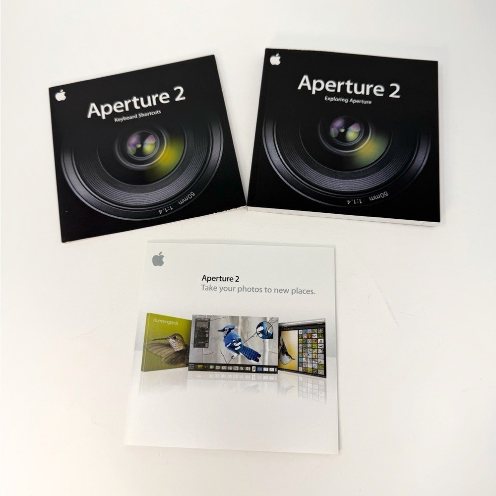 Apple Aperture 2 Mac Photo Editing Software Disc Manuals Preowned UNTESTED