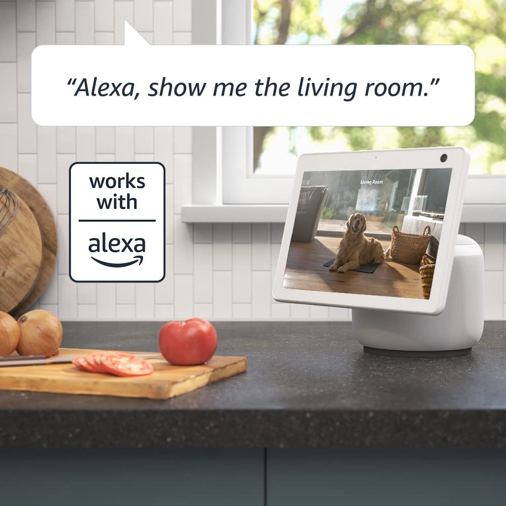 Blink Mini Pan-Tilt Camera (Newest Model) Rotating Indoor 1080p Security Camera