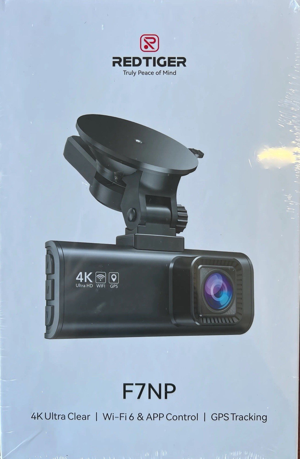 REDTIGER F7NP DASH CAM , 4K Wifi GPS 2CH 128gb (SD Card Included )DASH CAM