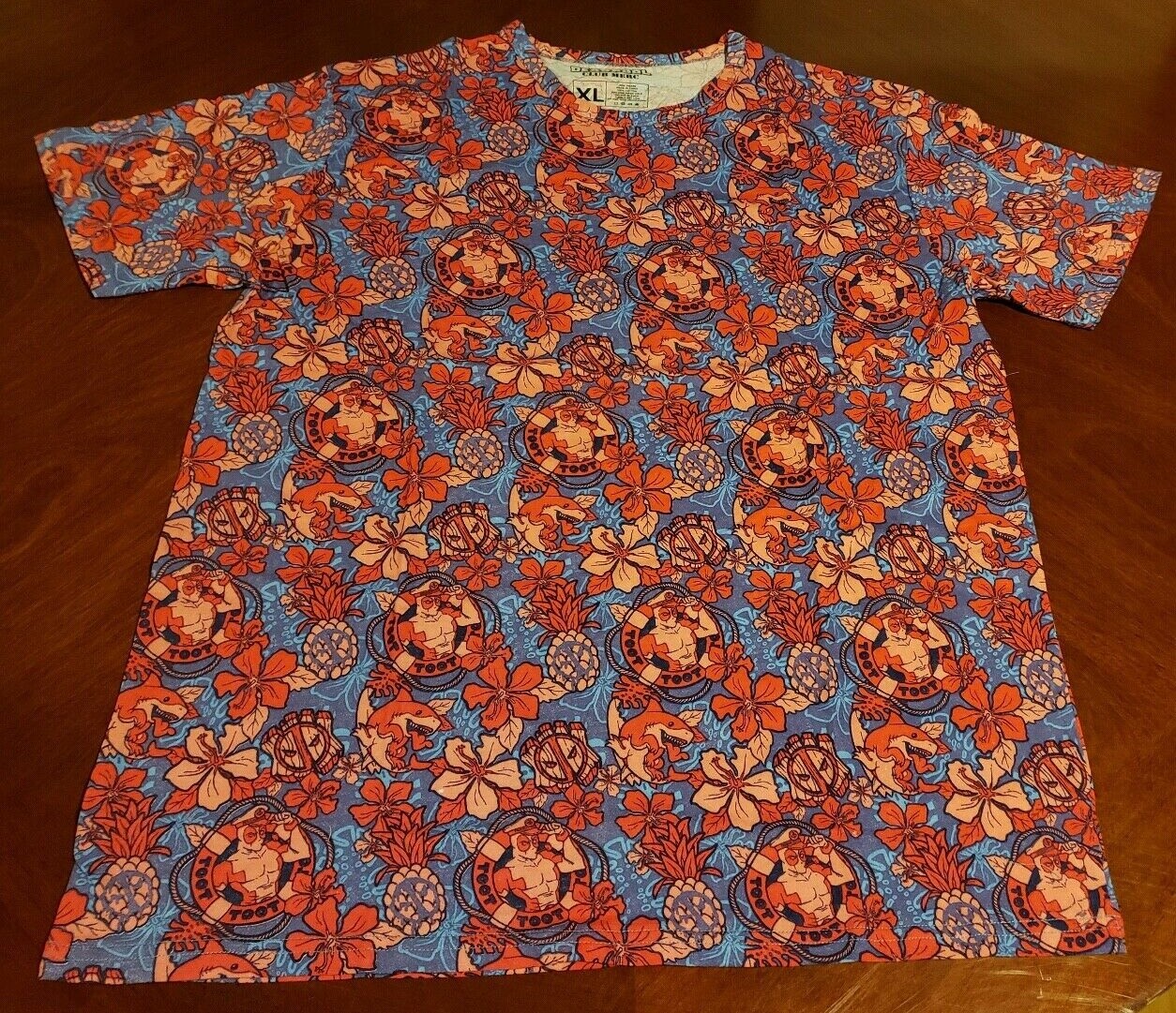 Deadpool Club Merc Exclusive XL Hawaiian T-Shirt