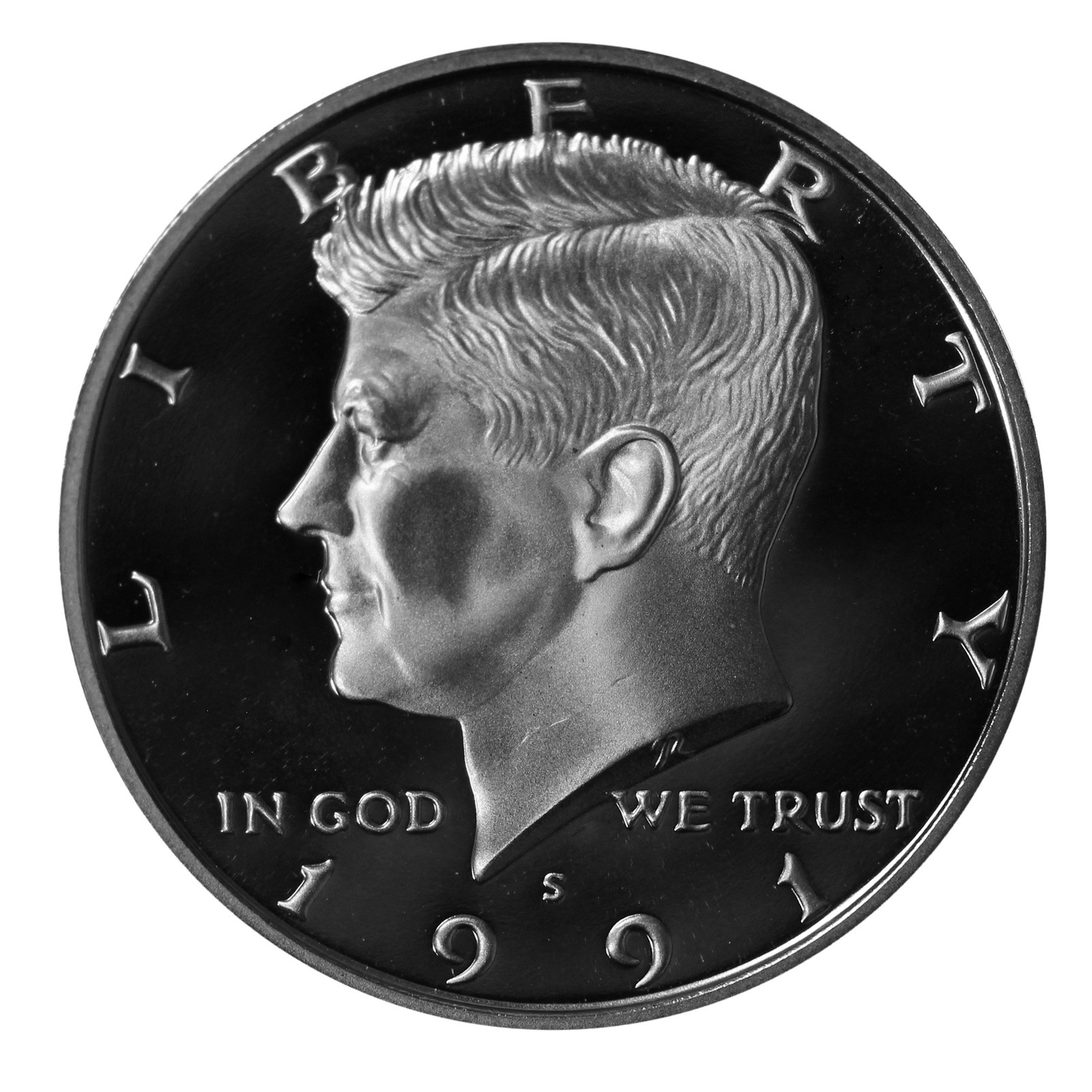 1991 S Kennedy Half Dollar Gem Deep Cameo Proof CN-Clad