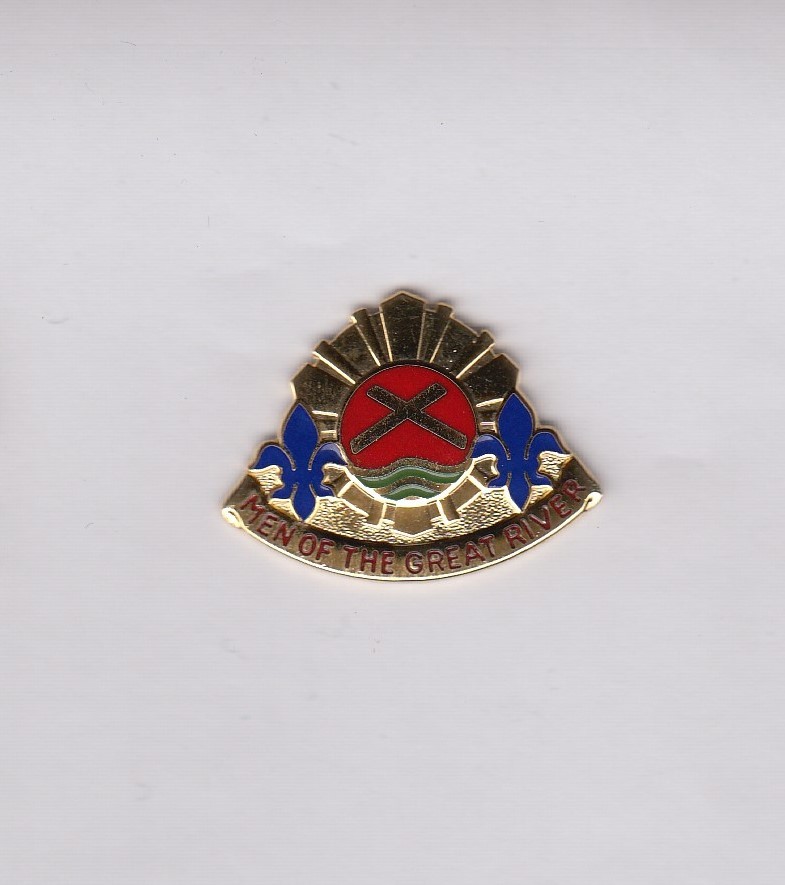 426th Engineer Battalion DUI crest c/b clutchback badge G-23