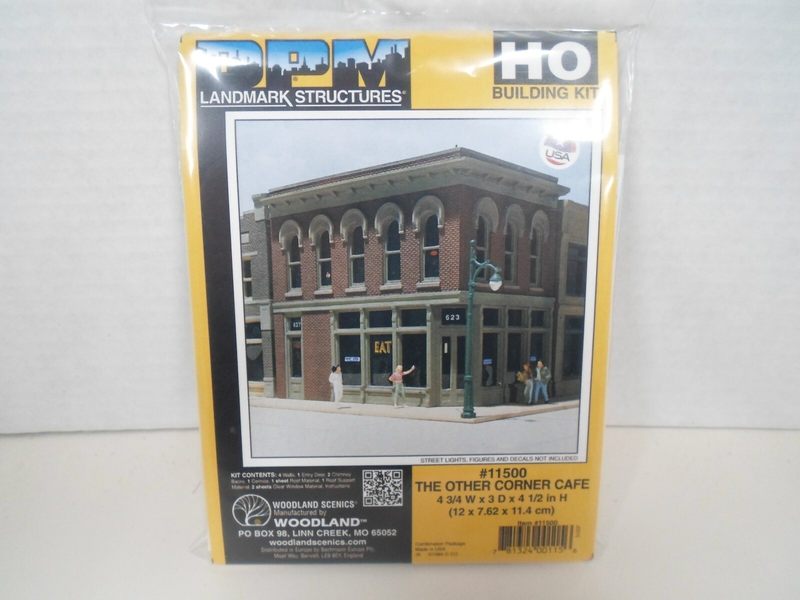 Woodland Scenics 11500 The Other Corner Cafe kit 785-11500