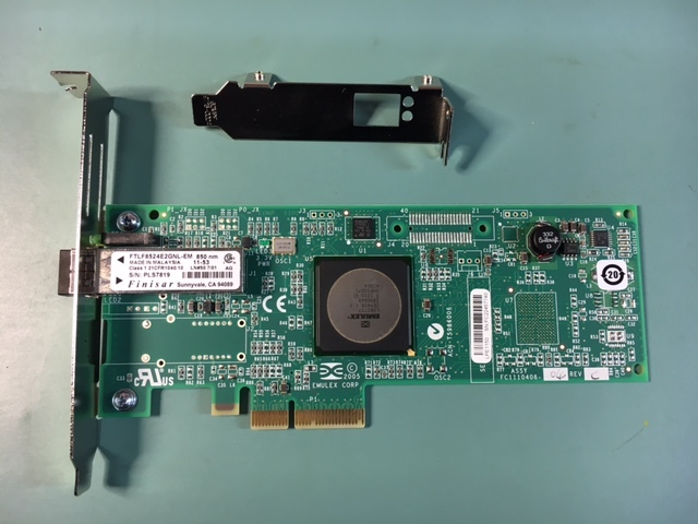 NEW Emulex LightPulse LPE1150 SINGLE Channel  FC 4GB HBA FC1120005-04C