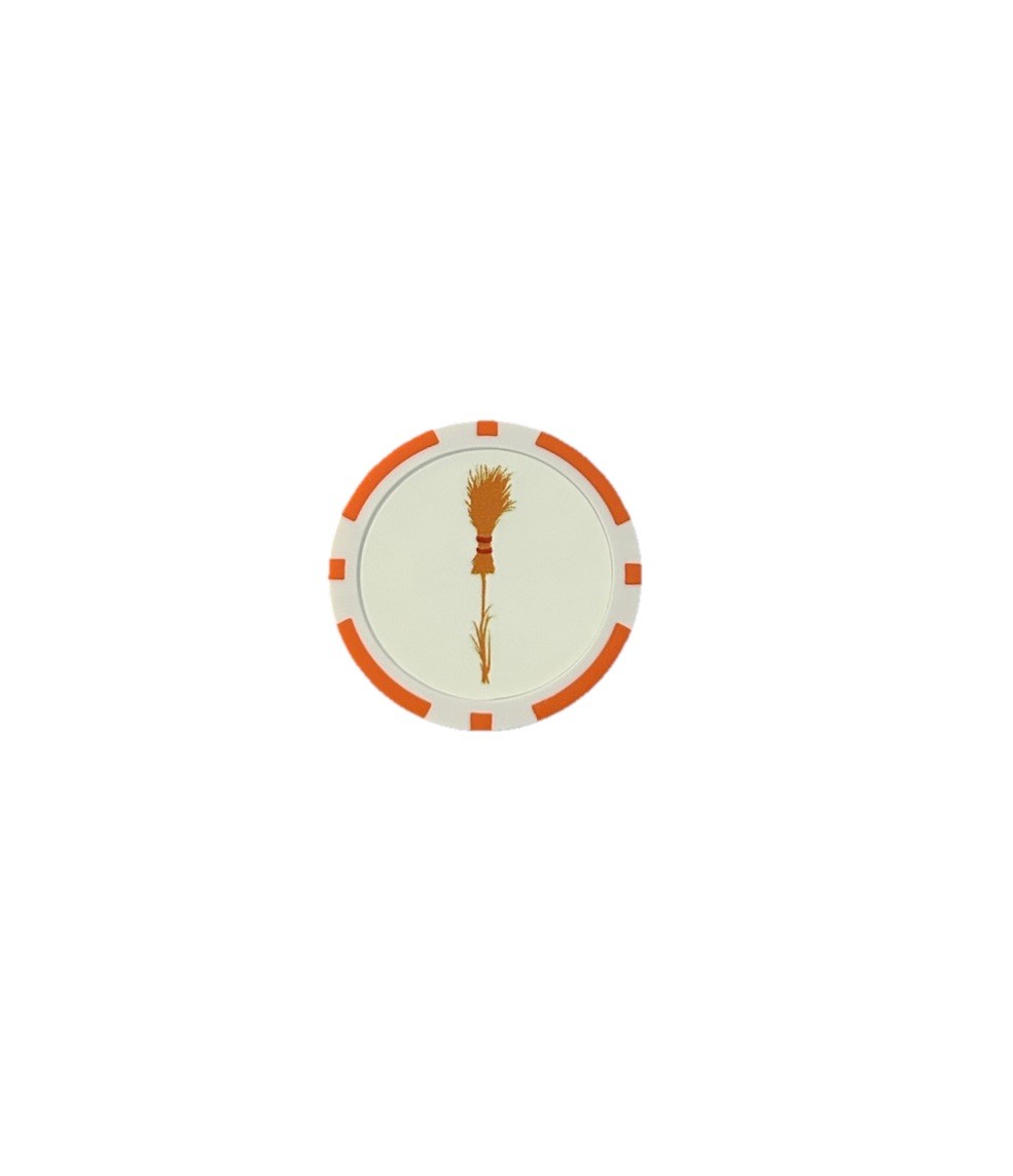 Broomsedge Golf Club Poker Chip Golf Ball Marker Magnetic 1.5 Inch New