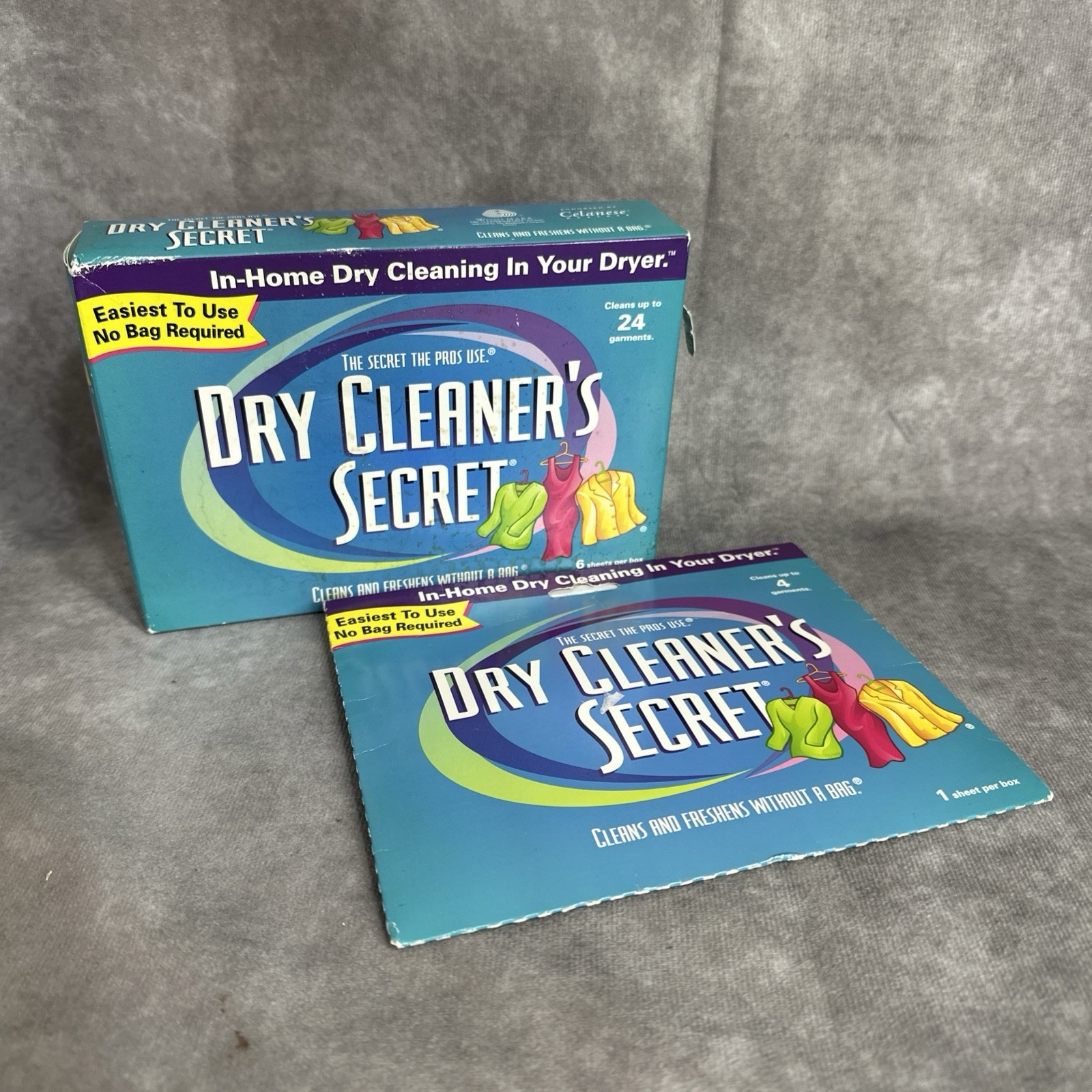 New Woolmark Dry Cleaner's Secret In-Home Dry Cleaning Sheets 7 Total