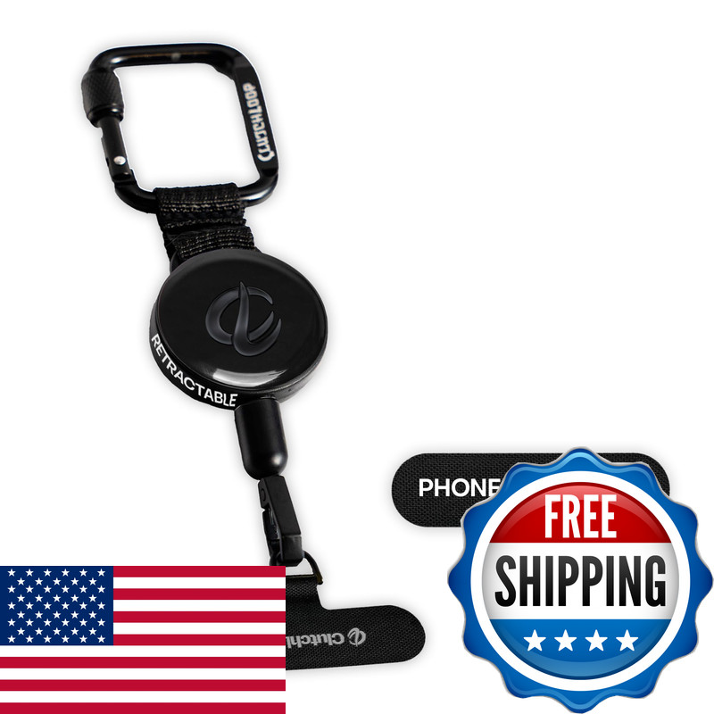 Clutchloop Anti-Theft Phone Tether - Universal Adhesive Anchor Retractable