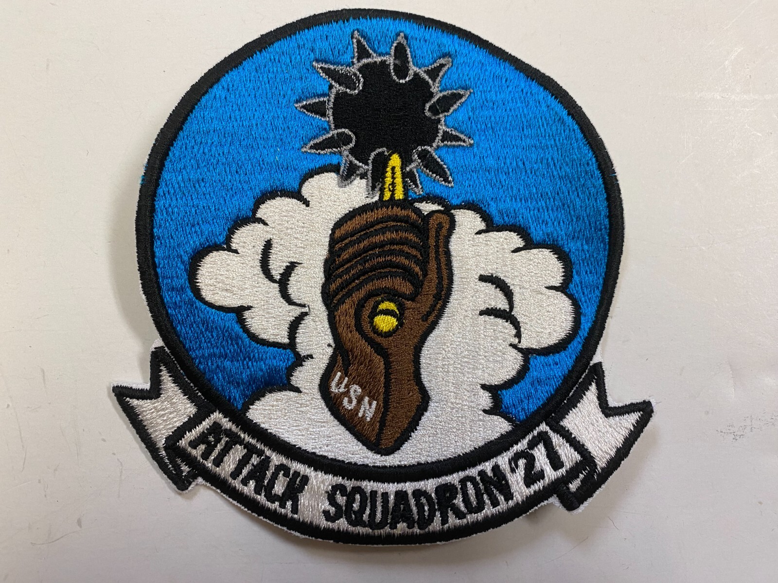 F0290 Repro US Navy Vietnam War Patch Attack Squadron 27   IR43E