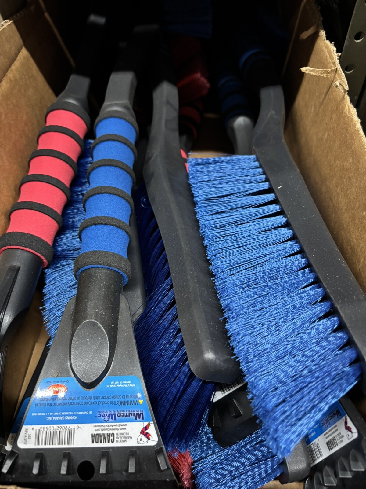 6 Pack 533 SnoWisp Deluxe 26" Snow Brush w Integrated Ice Scraper