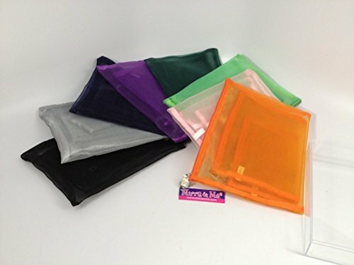 Mirra N Me - 32 Piece Mesh Zipper Bags - Multi Pack 8 Color Assortment
