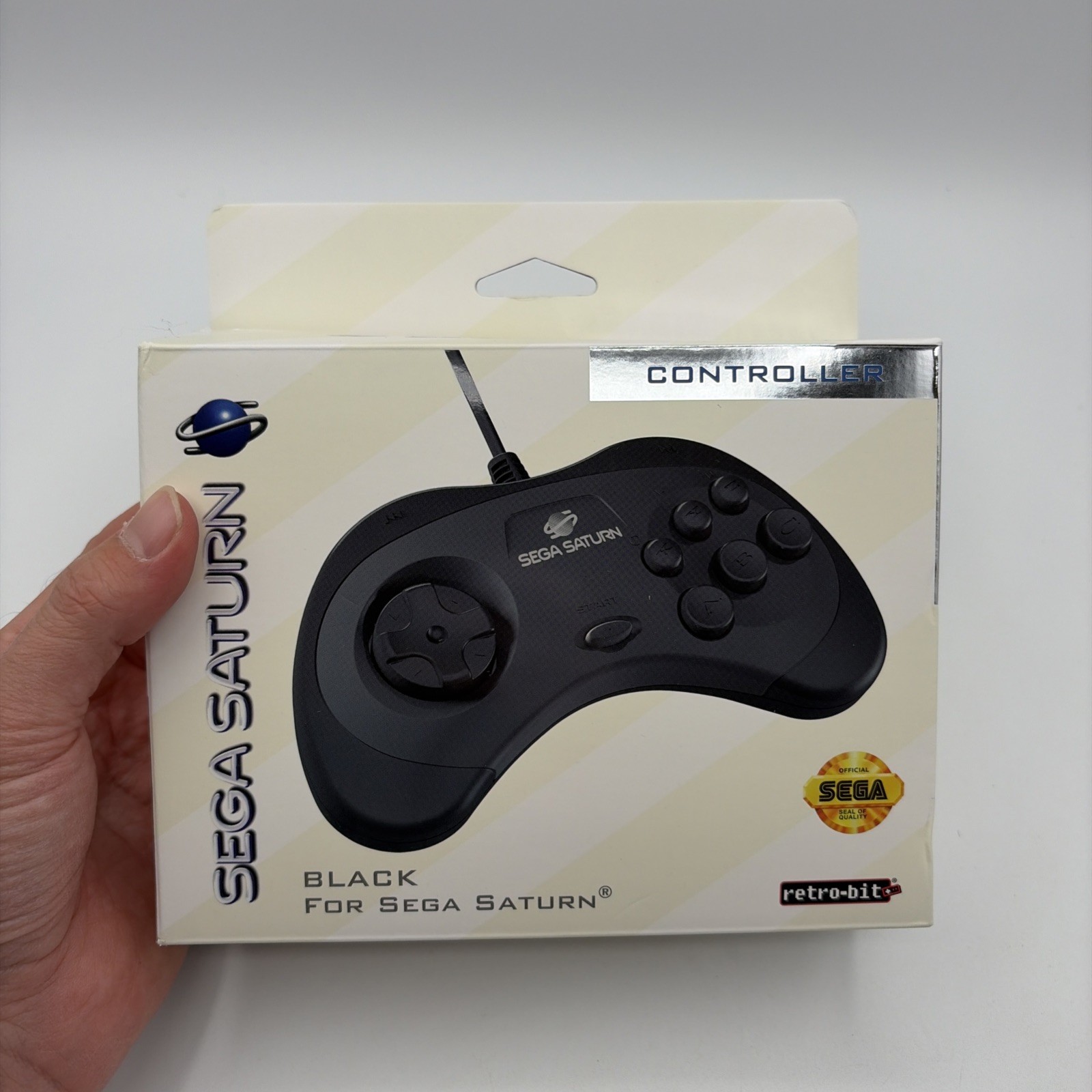 Sega Saturn Console W Controller All Cables AV Virtual Fighter 2 Tested CLEAN!!