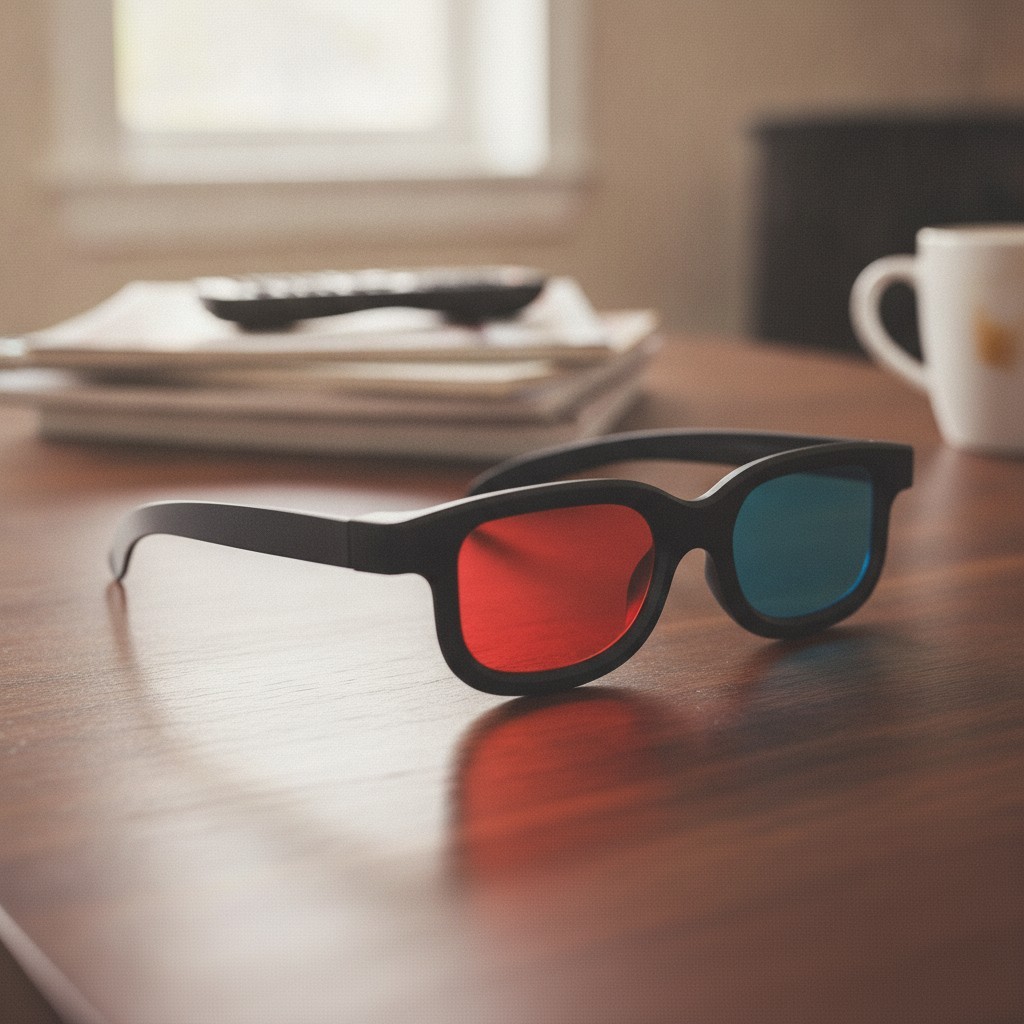10Pcs 3D Glasses for Movies, 3D Red Blue Viewing Glasses for Anaglyph Stereos...