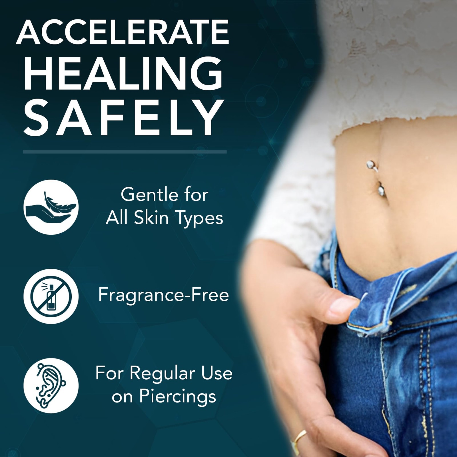 Piercing Aftercare Spray - Fast Cleaner Solution for Ear, Nose, and Belly Pie...