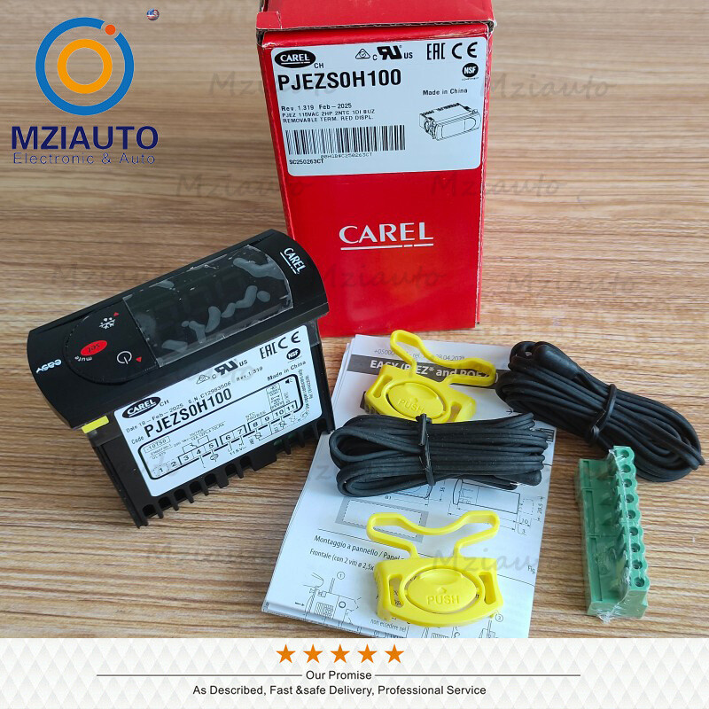 Temperature Controller Thermostat w/ Sensor Probes Carel PJEZS0H100 Digital 115V