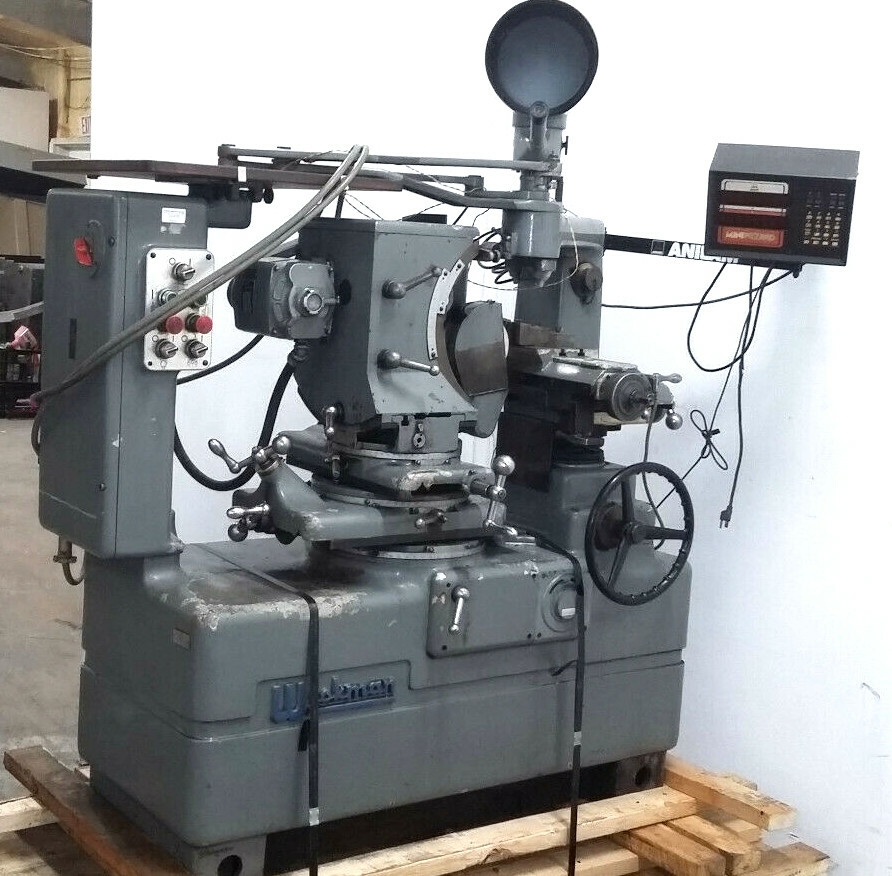 WICKMAN OPTICAL PROFILE GRINDING MACHINE 690038 DRO TAYLOR HOBSON PROJECTION