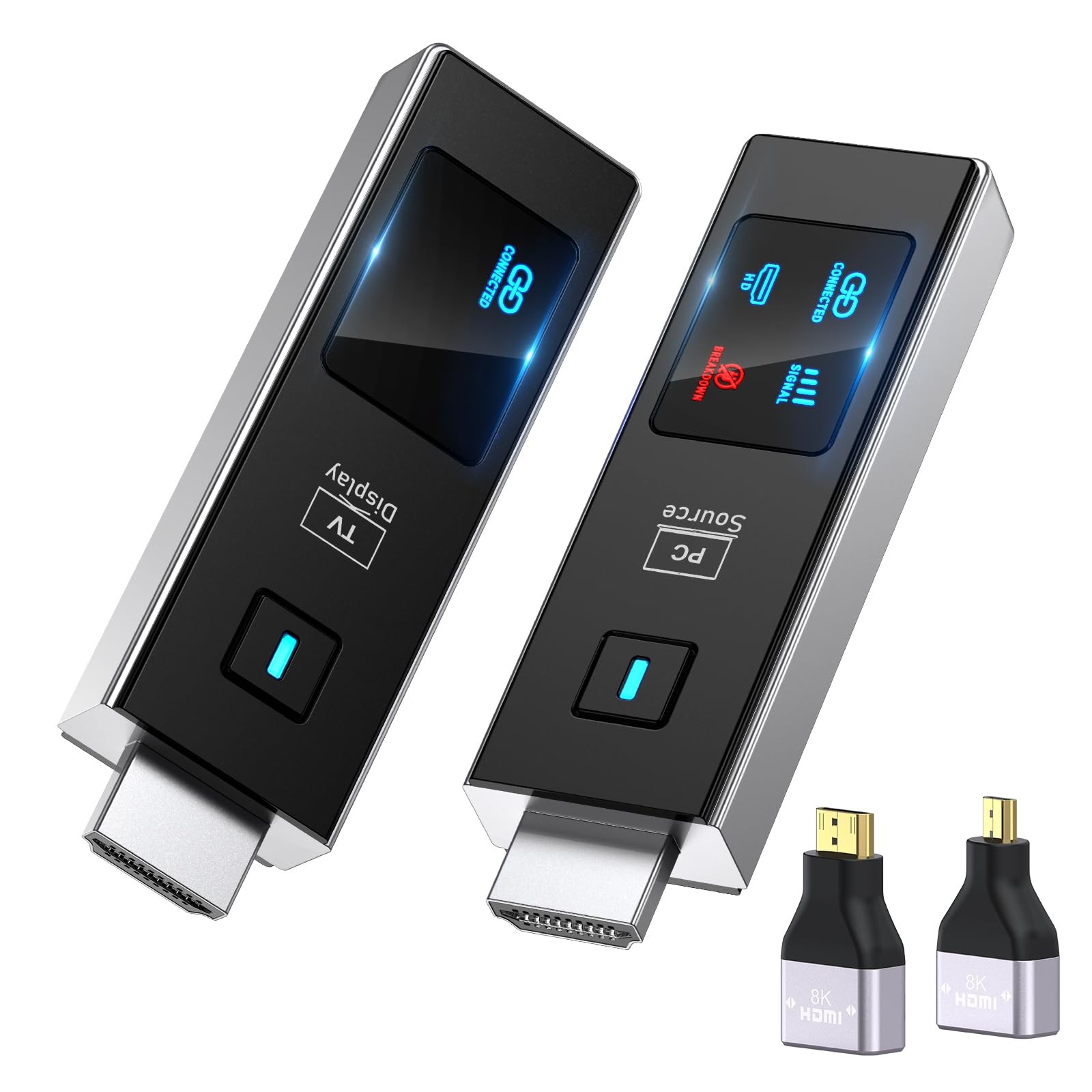 2026 New Wireless HDMI Transmitter and Receiver, 360FT/110M Extender 4K Decod...