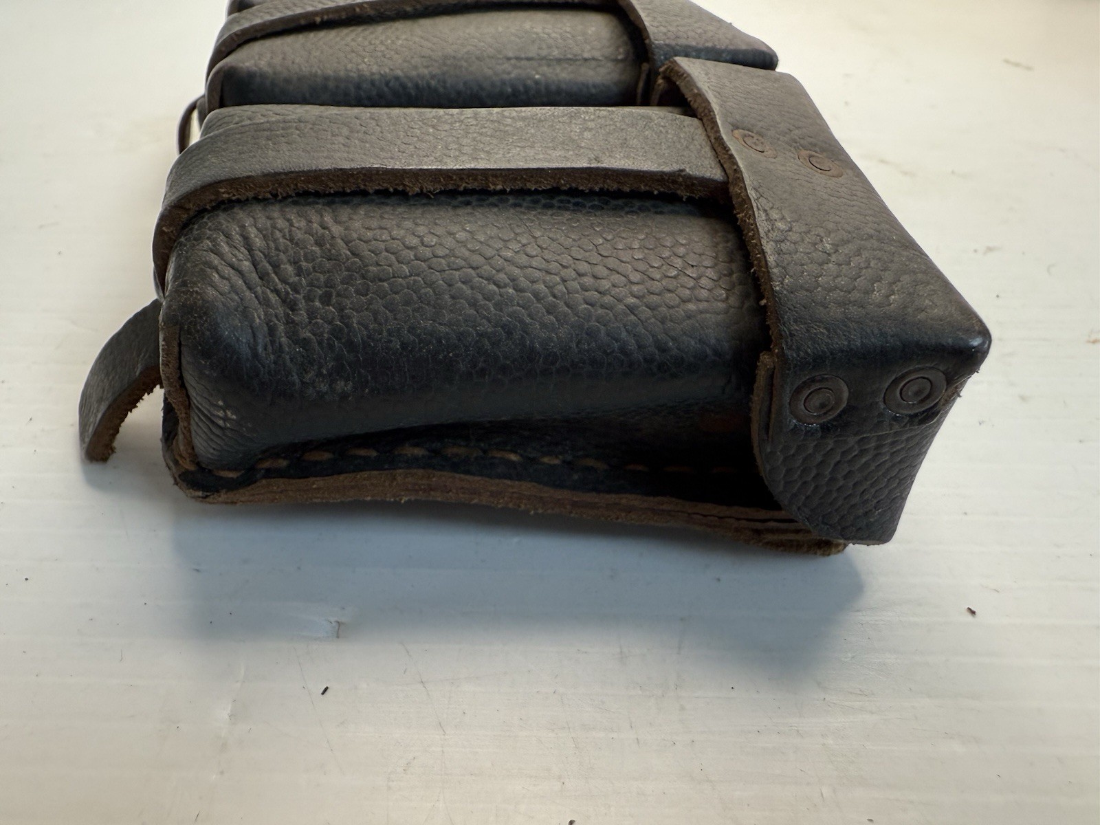 Original WWII German 98k Mauser Ammunition Pouch Riveted Model