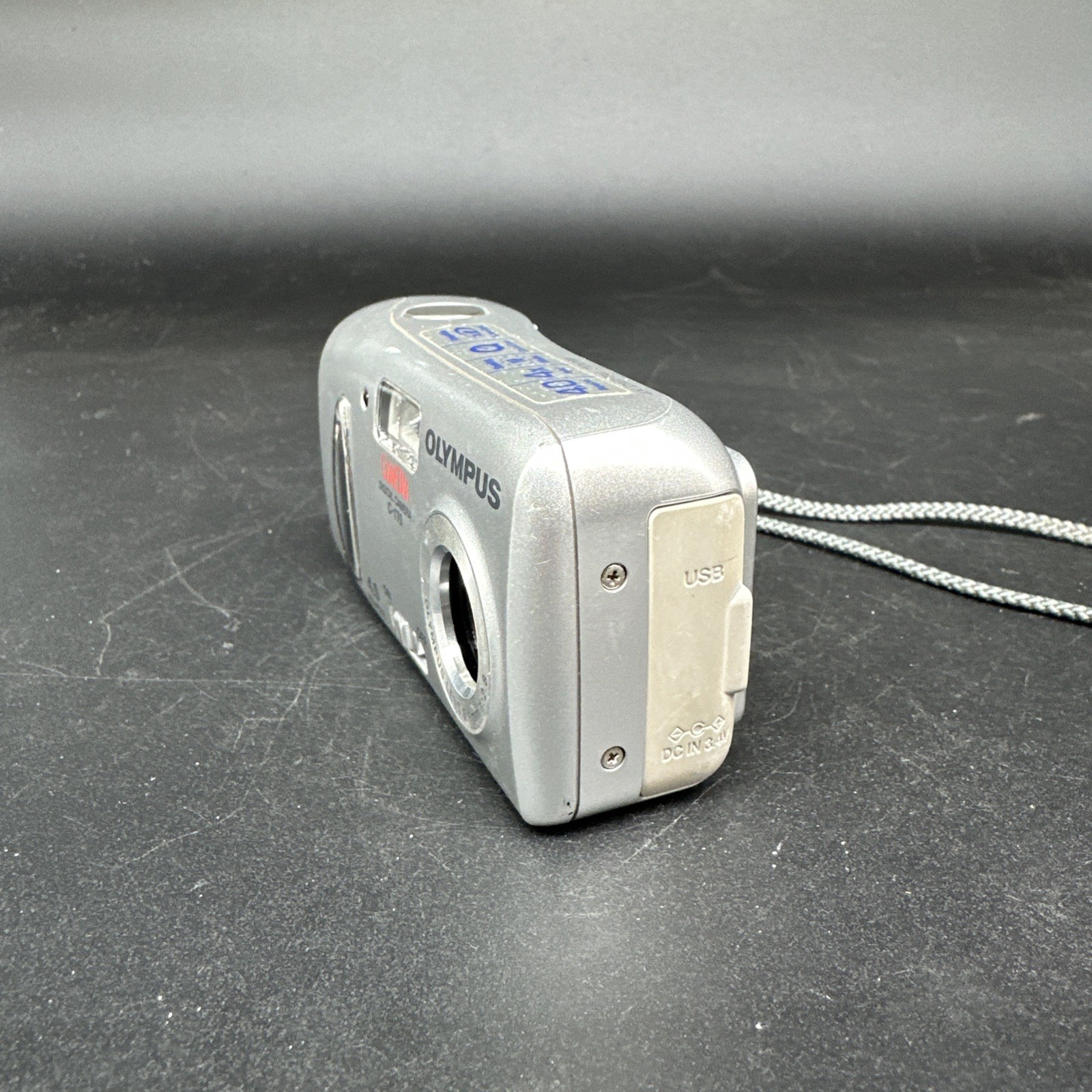 Olympus Camedia C-170 4.0MP Compact Digital Camera Silver Tested