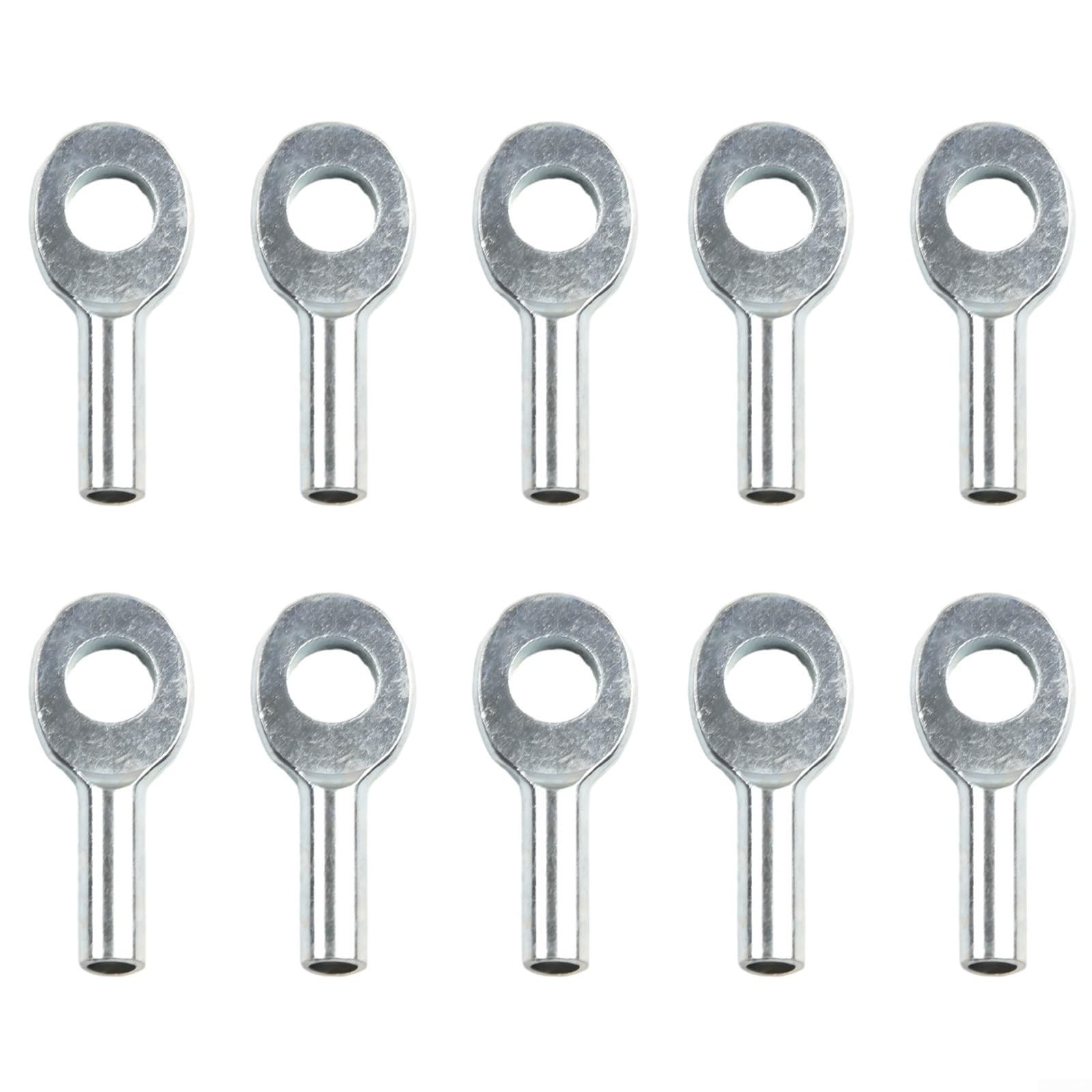10 Pcs Gym Pulley Machine Cable Eyelet Terminal Interface Port Gym Machine Ac
