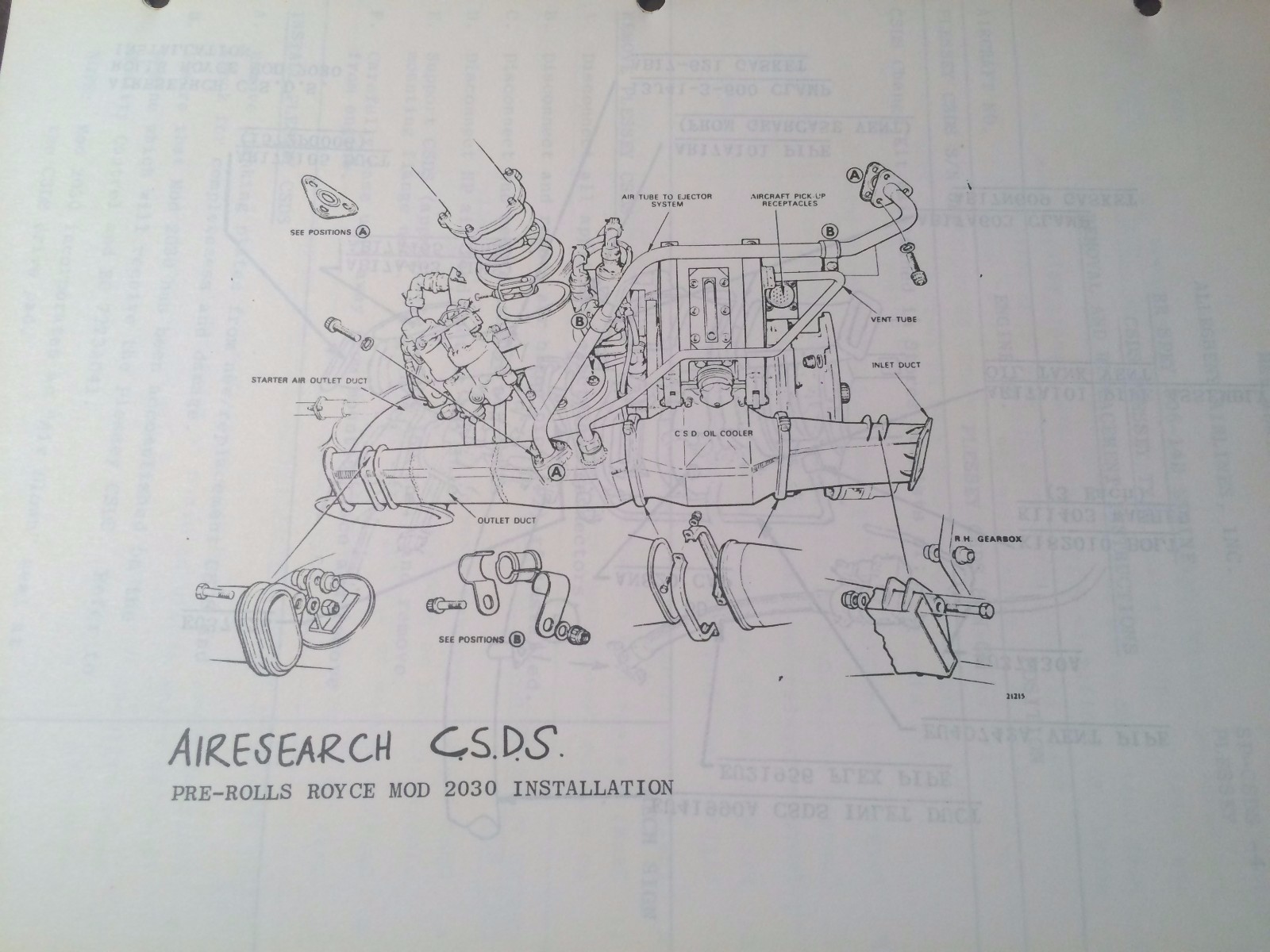 Rolls-Royce SPEY 506-14D Quick Engine Change Manual